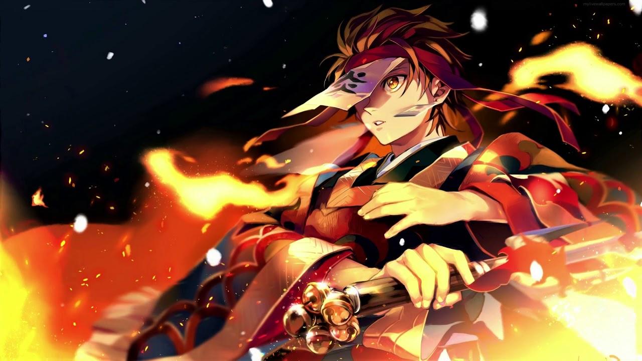 1280x720 Live Wallpaper Anime. Tanjiro no Yaiba