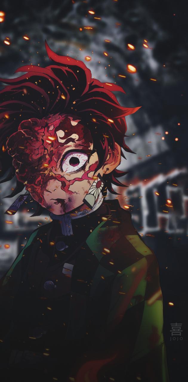 630x1280 Tanjiro wallpaper