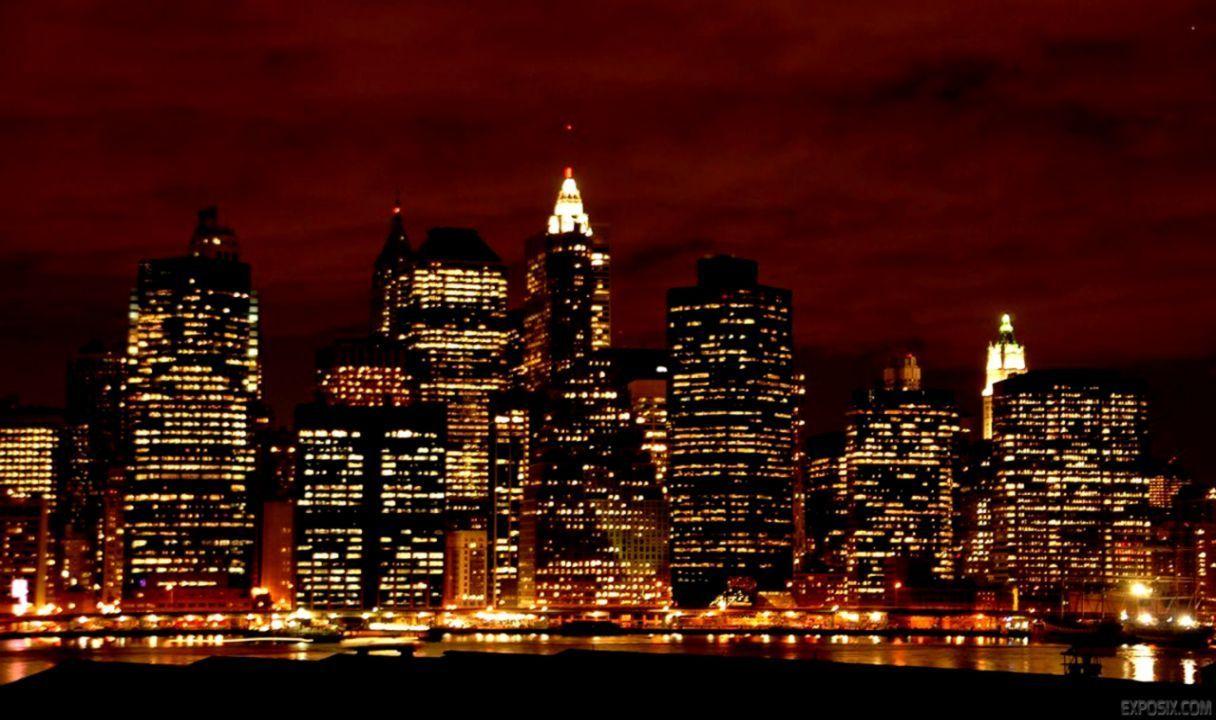 1216x720 New York City Lights Wallpaper, HD New York City Lights Background