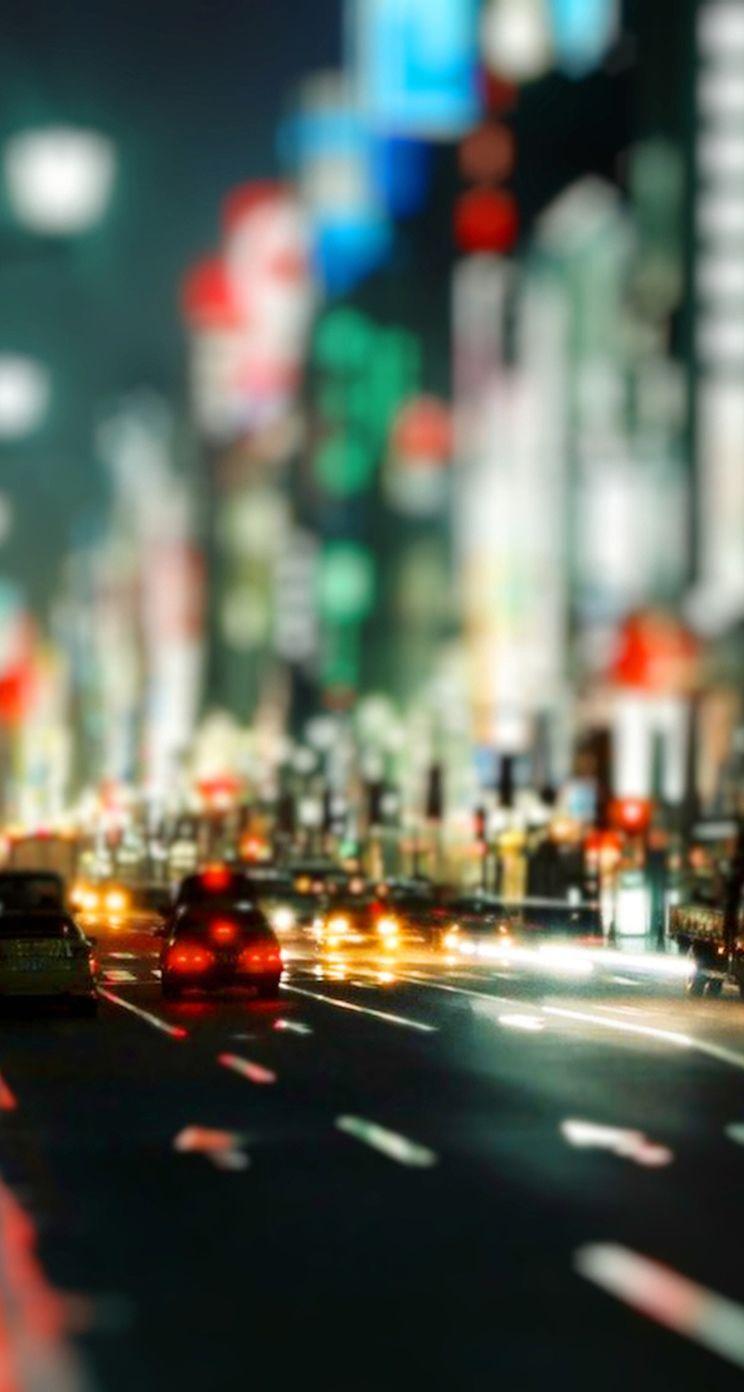 744x1392 Aesthetic Background City Lights Wallpaper Portal