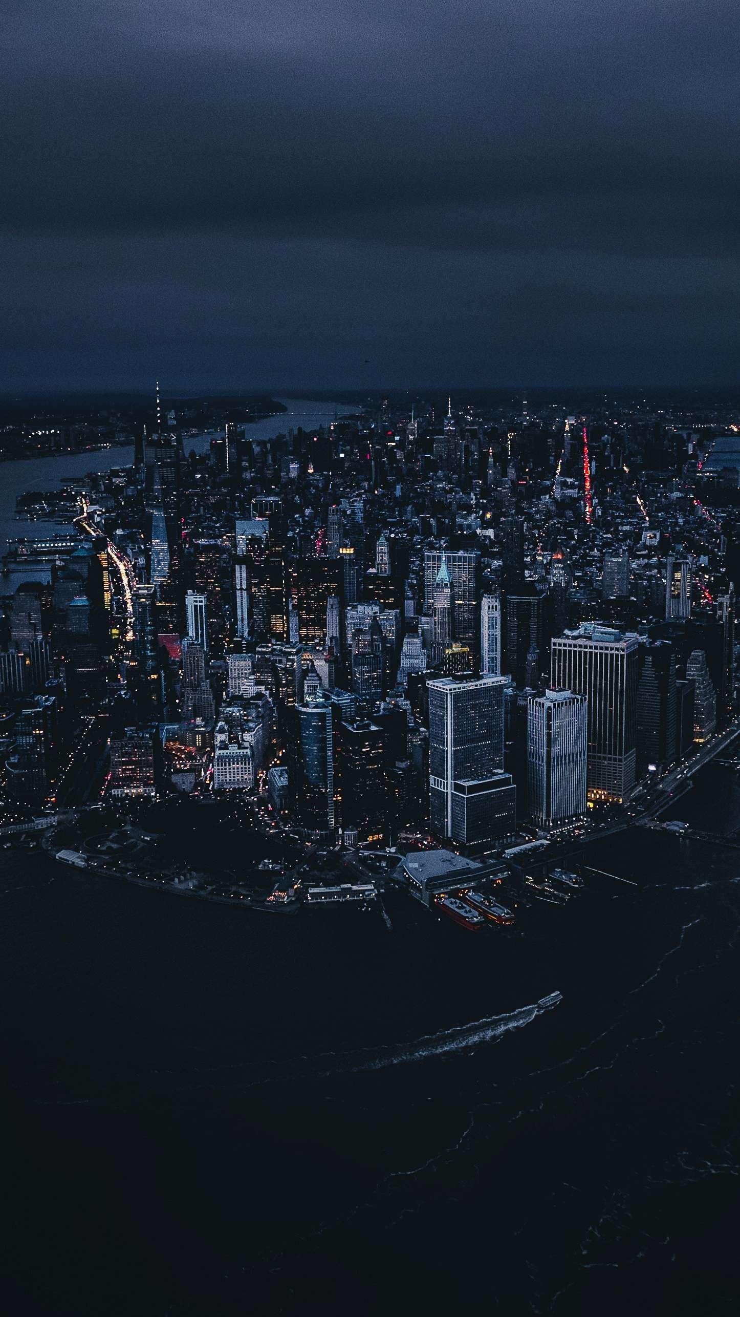 1446x2572 New York Night Wallpaper, HD New York Night Background on WallpaperBat