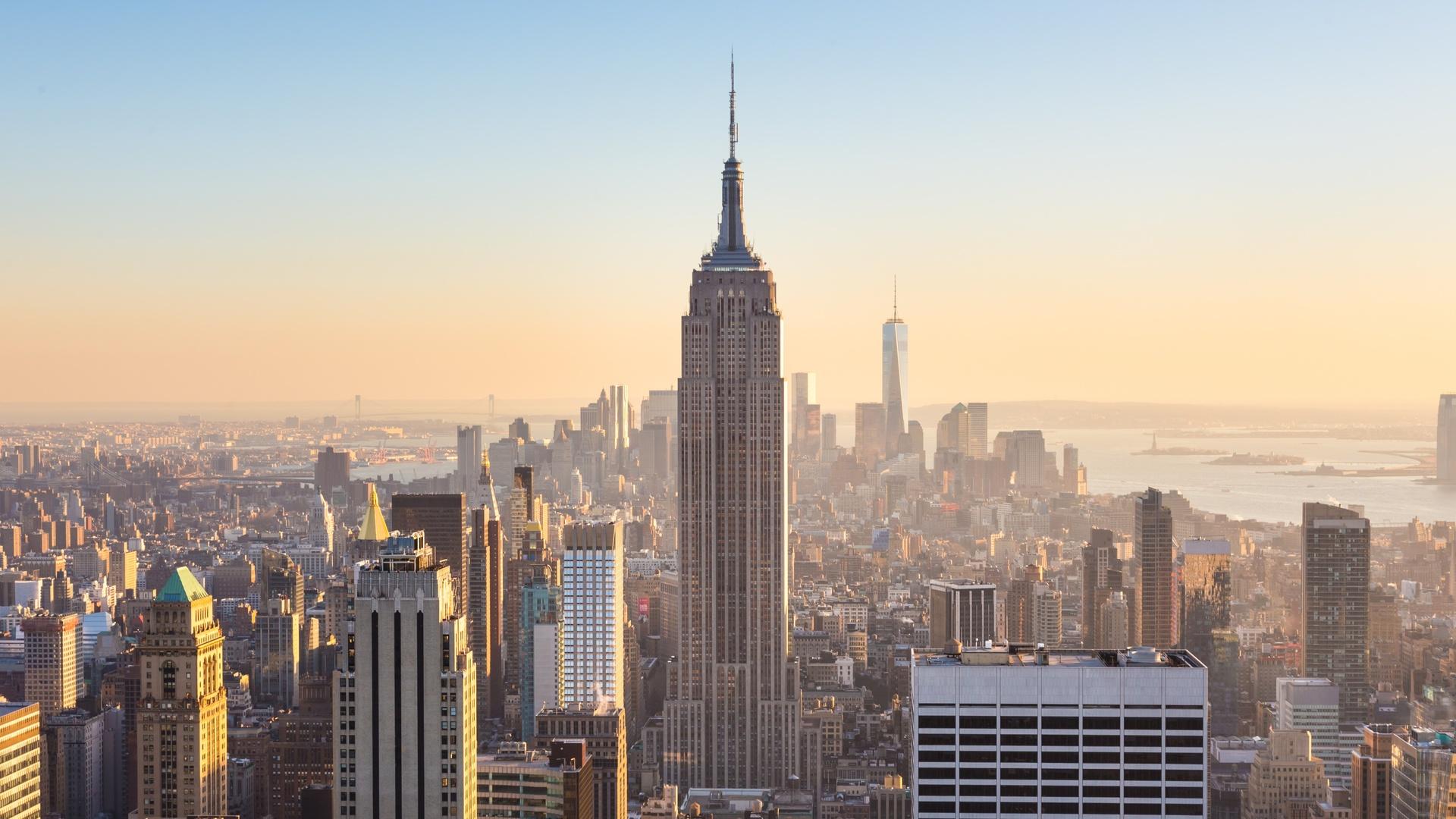 1920x1080 New York City Buildings At Day Sunlight Laptop Full HD 1080P HD 4k Wallpaper, Image, Background, Photo and Picture