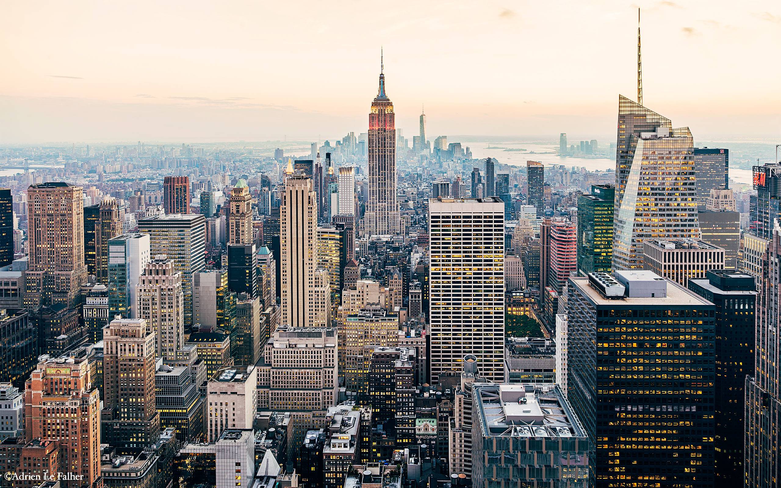 2560x1600 New York City 2560×1600 Skyline Cityscape Skyscrapers Manhattan Usa HD