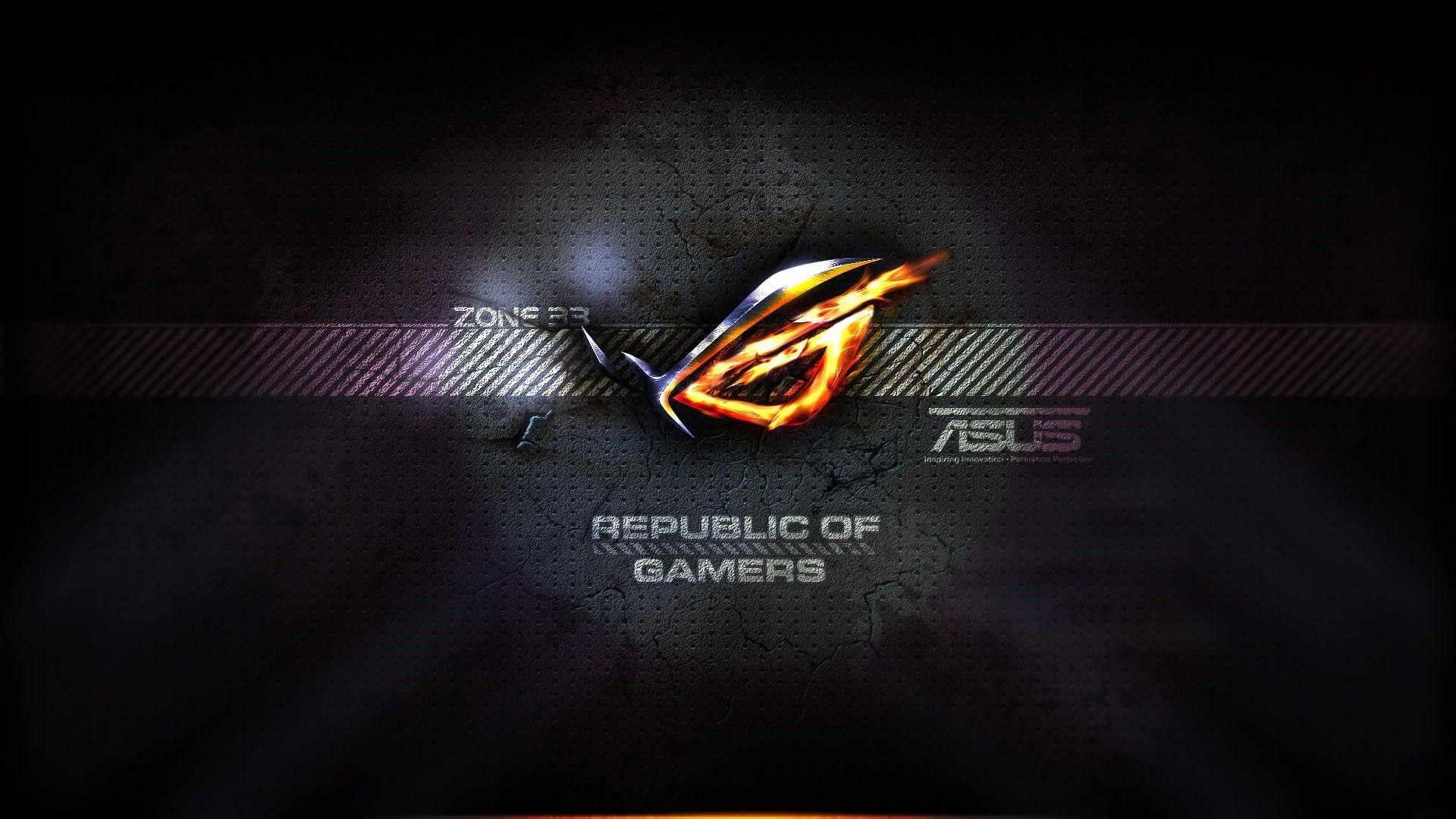 1920x1080 asus rog republic of gamers video games asus logo P #wallpaper #hdwallpaper #desktop. Fond d'écran pc, Burreau, Auchan