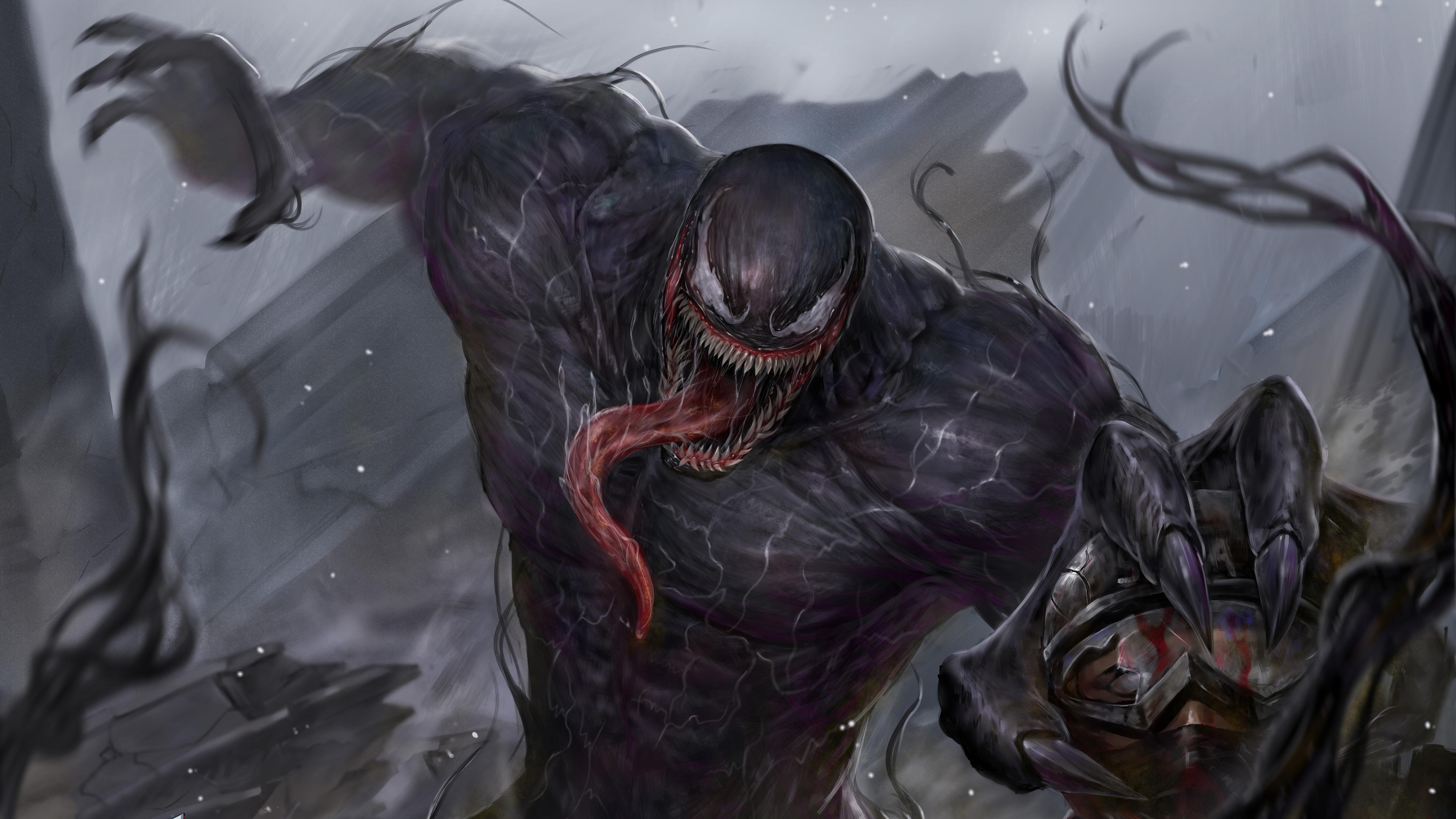 3840x2160 Wallpaper 4k Venom Art Wallpaper