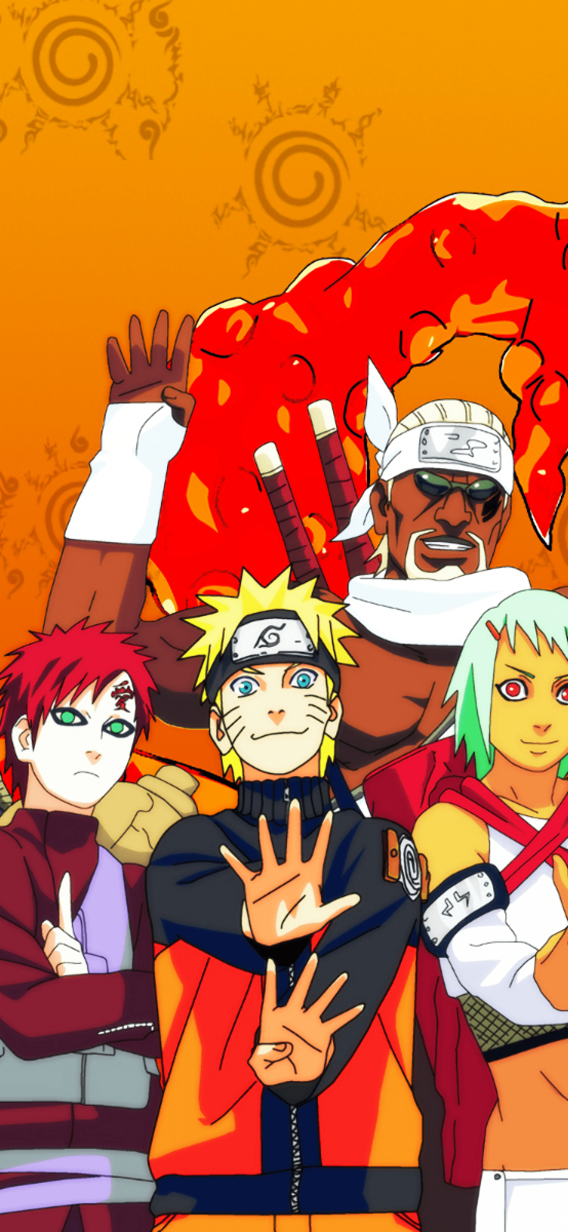 1125x2436 Naruto Gaara Wallpaper iPhone
