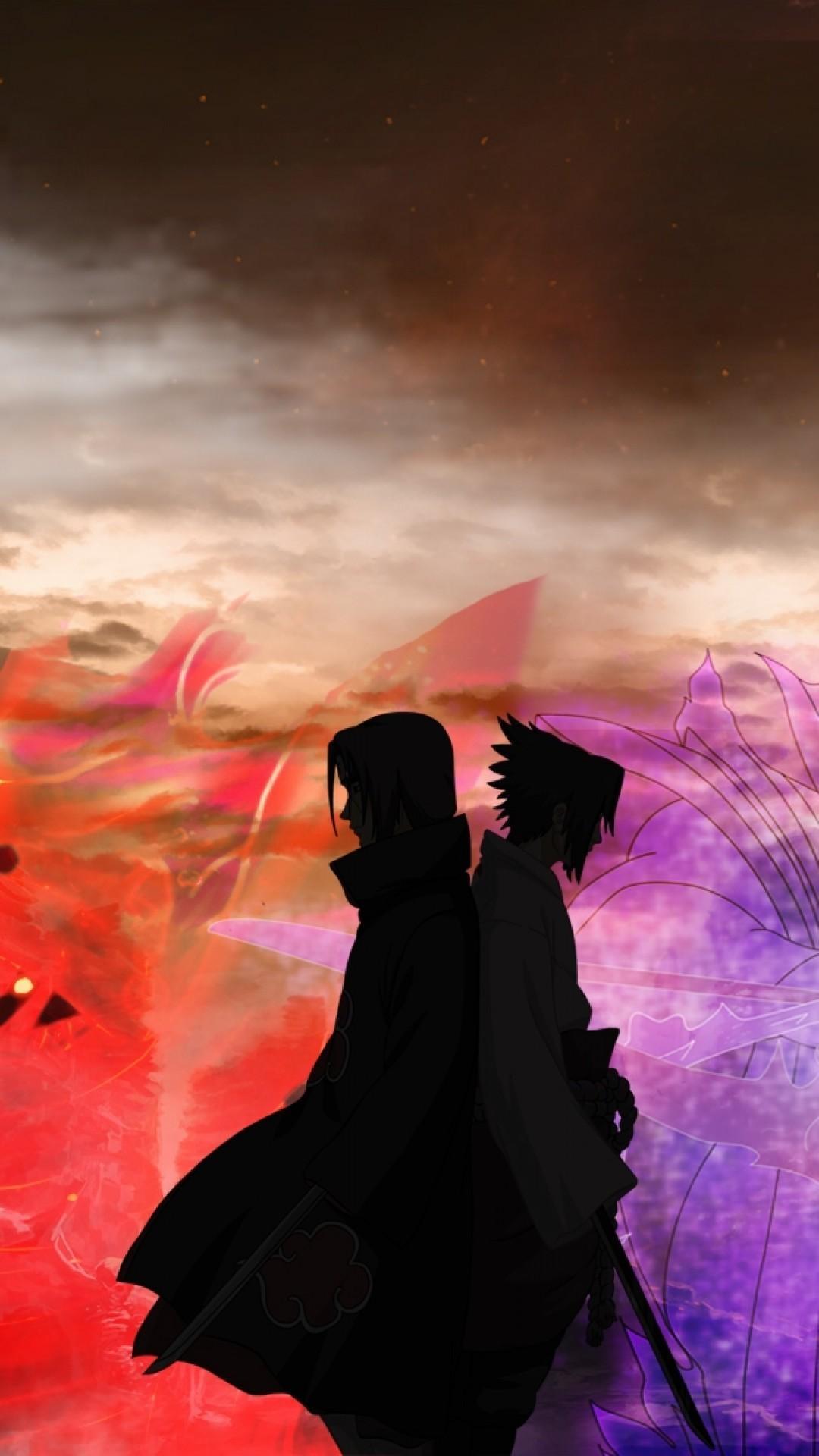 1080x1920 Itachi And Sasuke iPhone Wallpaper