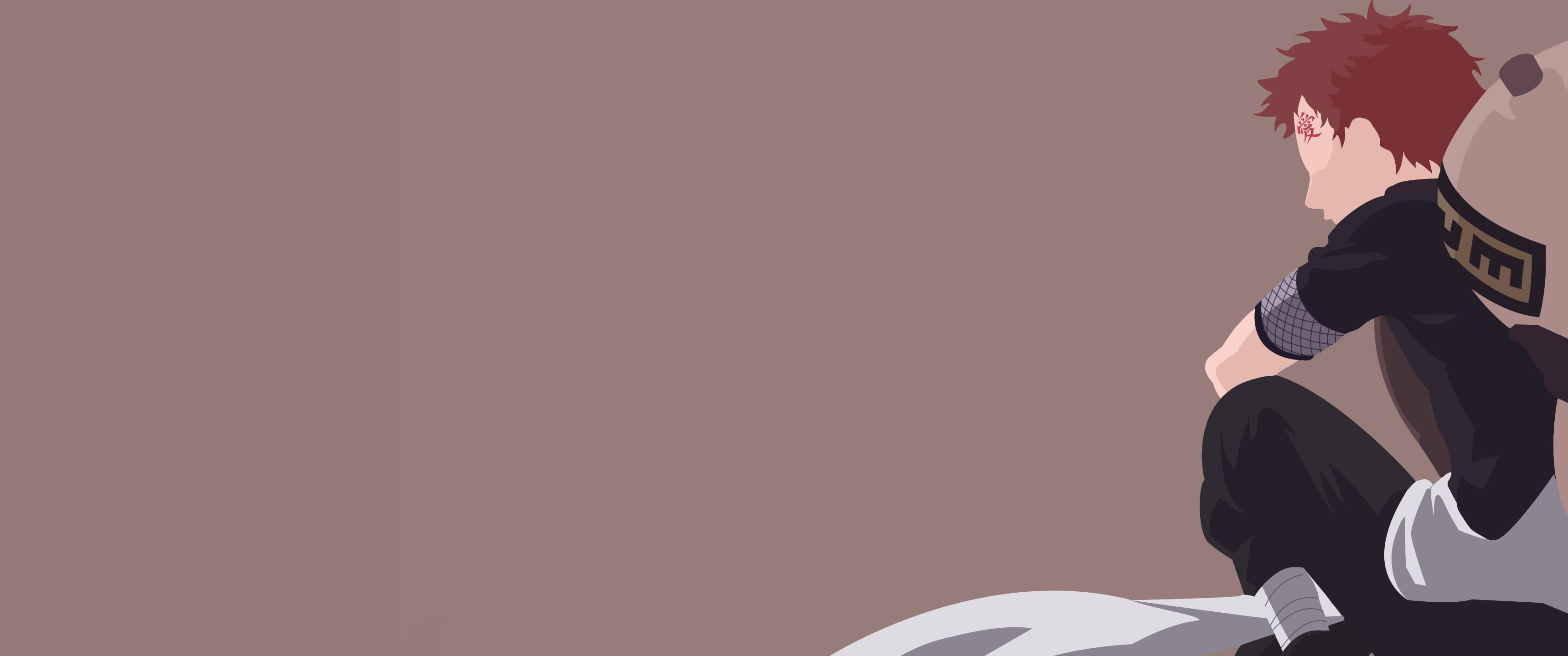 3440x1440 Gaara (Naruto) wallpaper