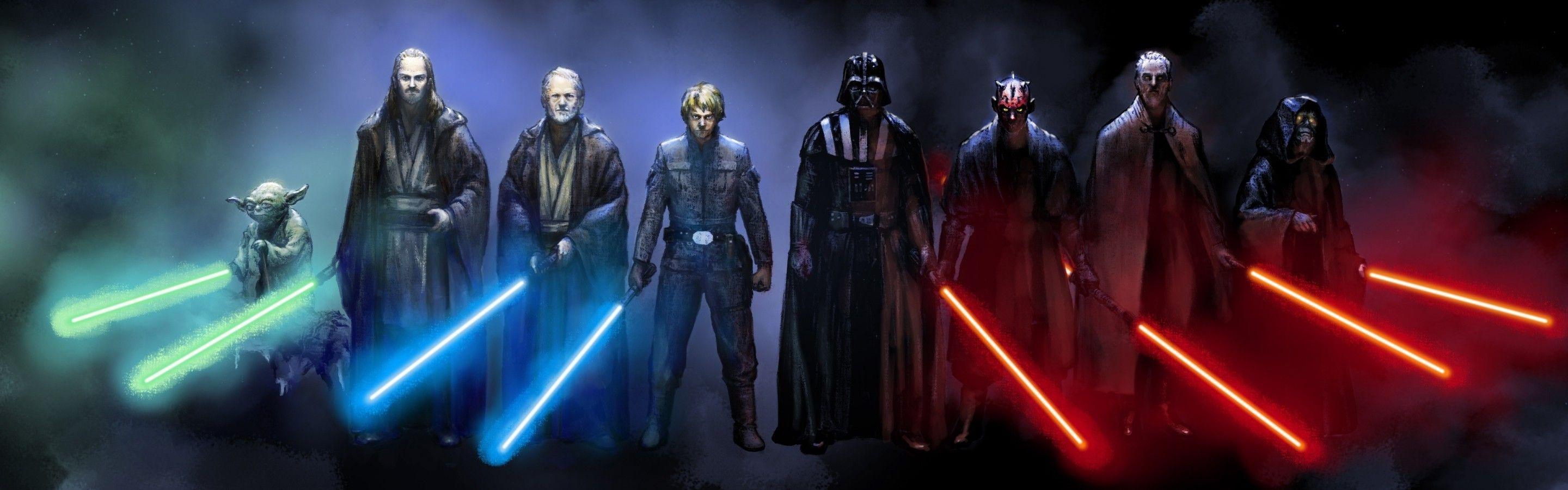 2880x900 Dual Screen Wallpaper Star Wars