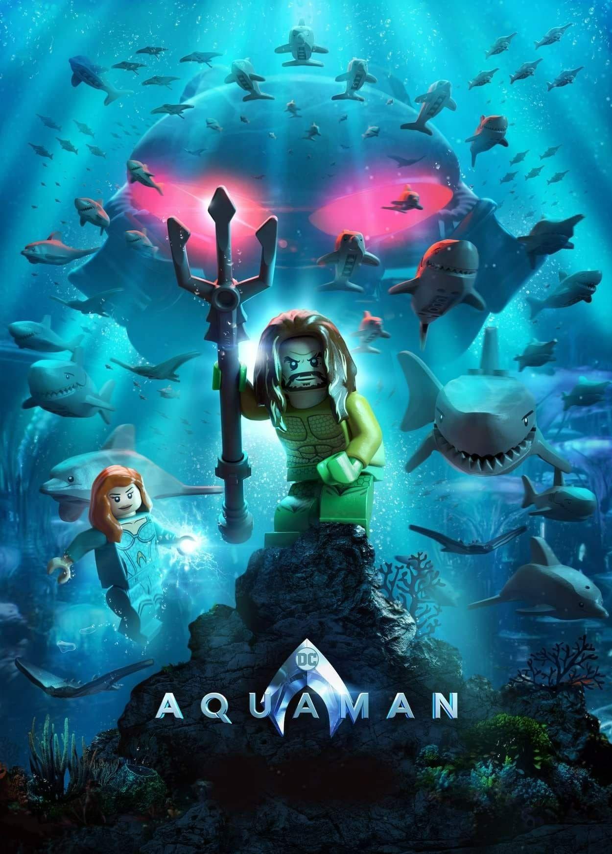 1250x1743 Aquaman lego movie. Lego dc, Lego poster, Aquaman