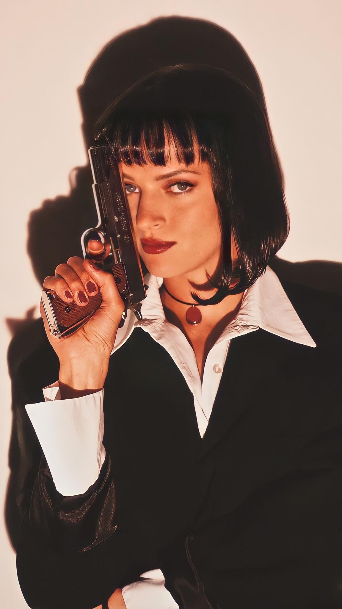 Pulp Fiction Uma Thurman Wallpaper