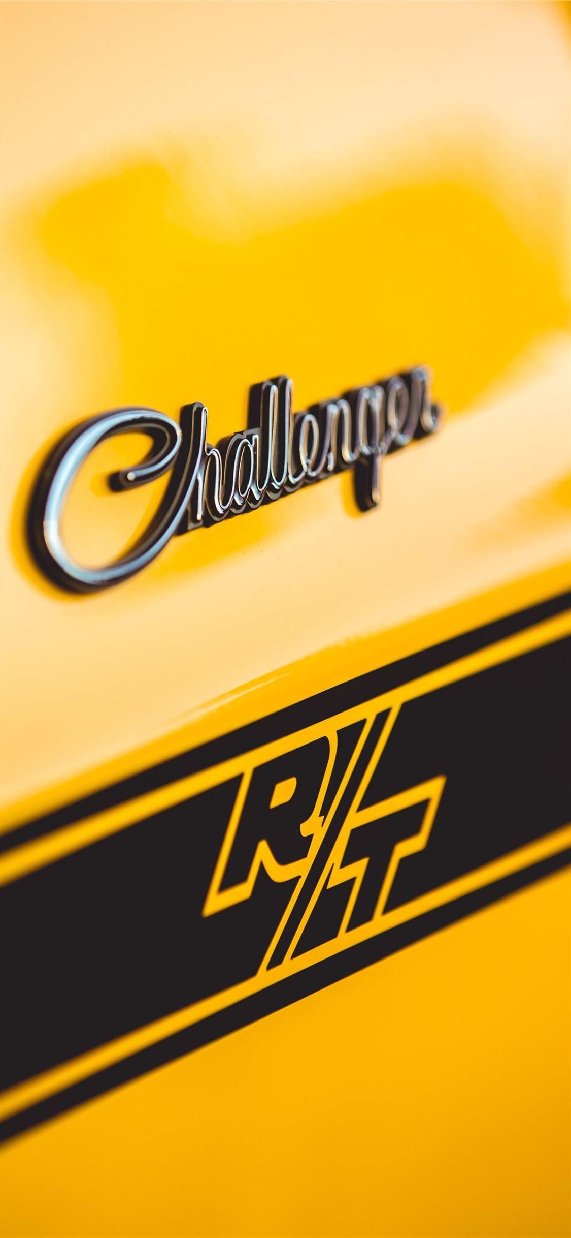 1125x2436 Free download the yellow Dodge Challenger wallpaper , beaty your iphone. #Car #Wallpaper #Background #iphone. Dodge challenger, Dodge, Challenger