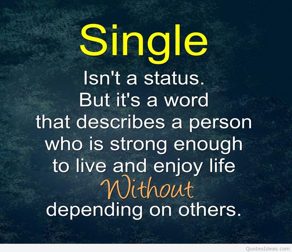 That single life quotes