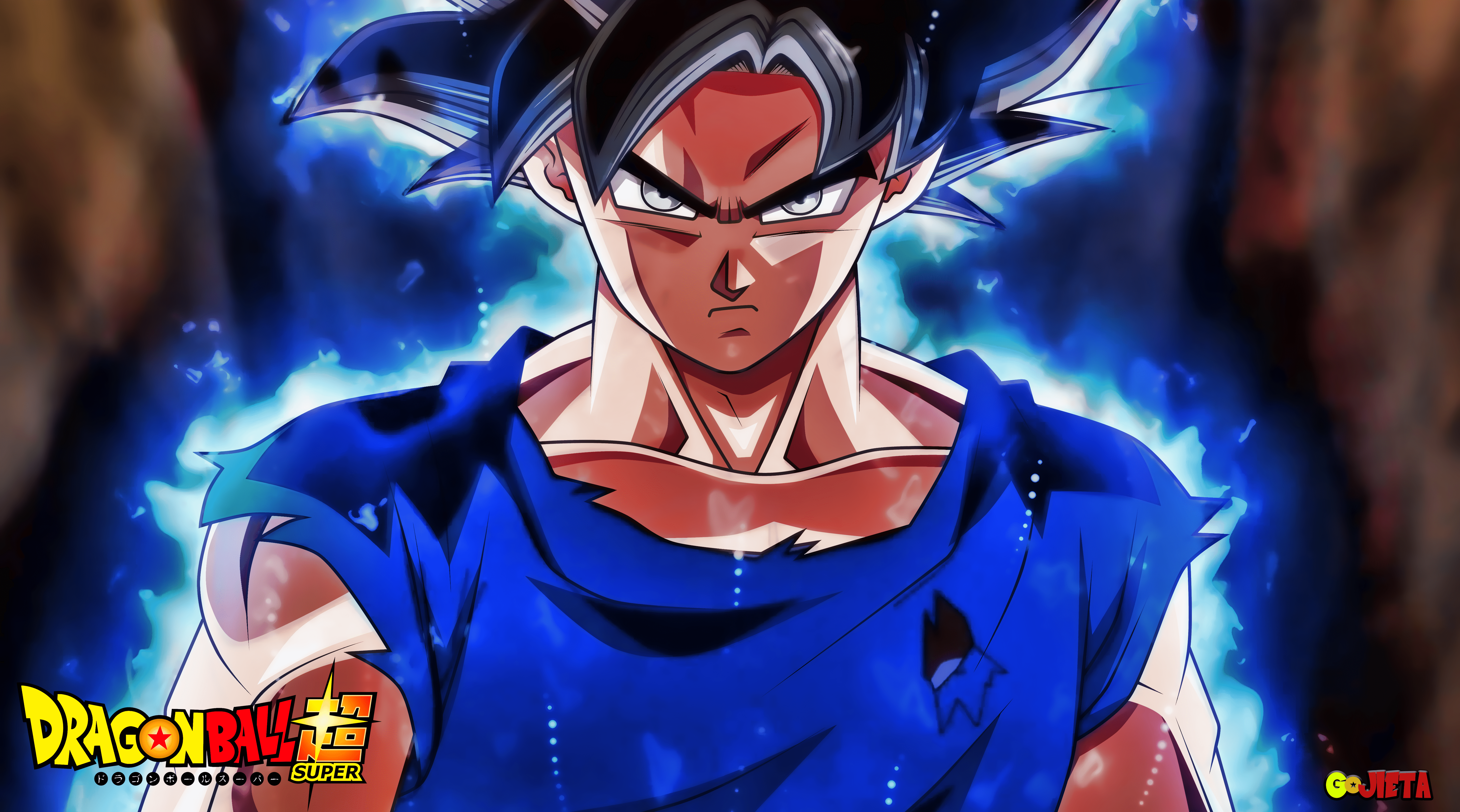 5760x3204 Goku Ultra Instinct Mastered Wallpaper