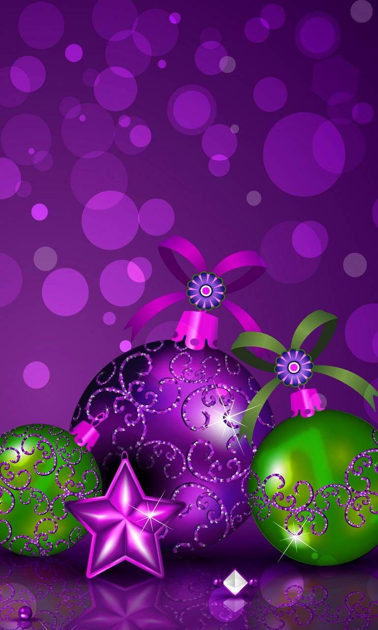 768x1280 Christmas Wallpaper Green