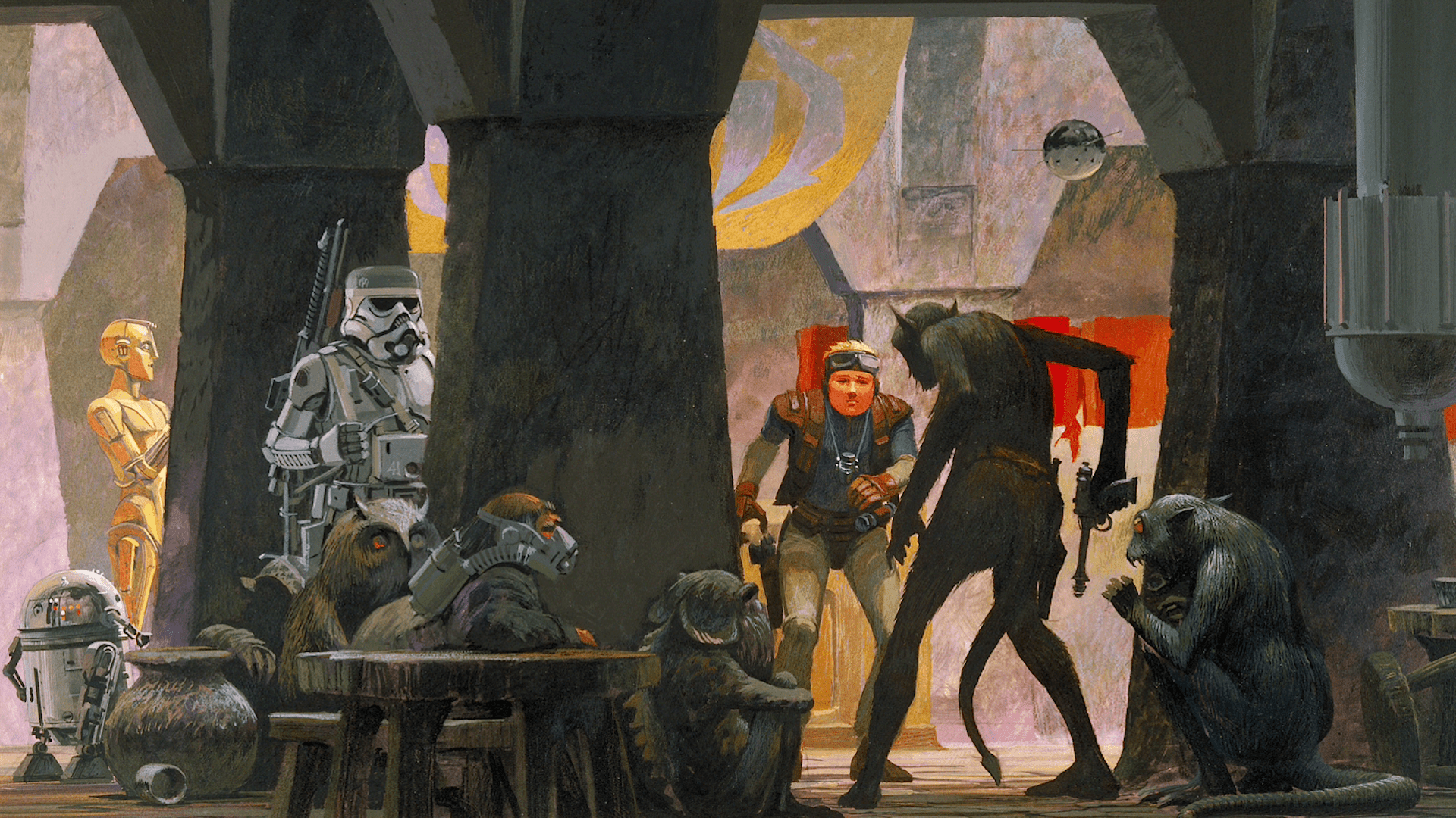 1920x1080 Some of my favourite Ralph McQuarrie Star Wars concept art wallpaper