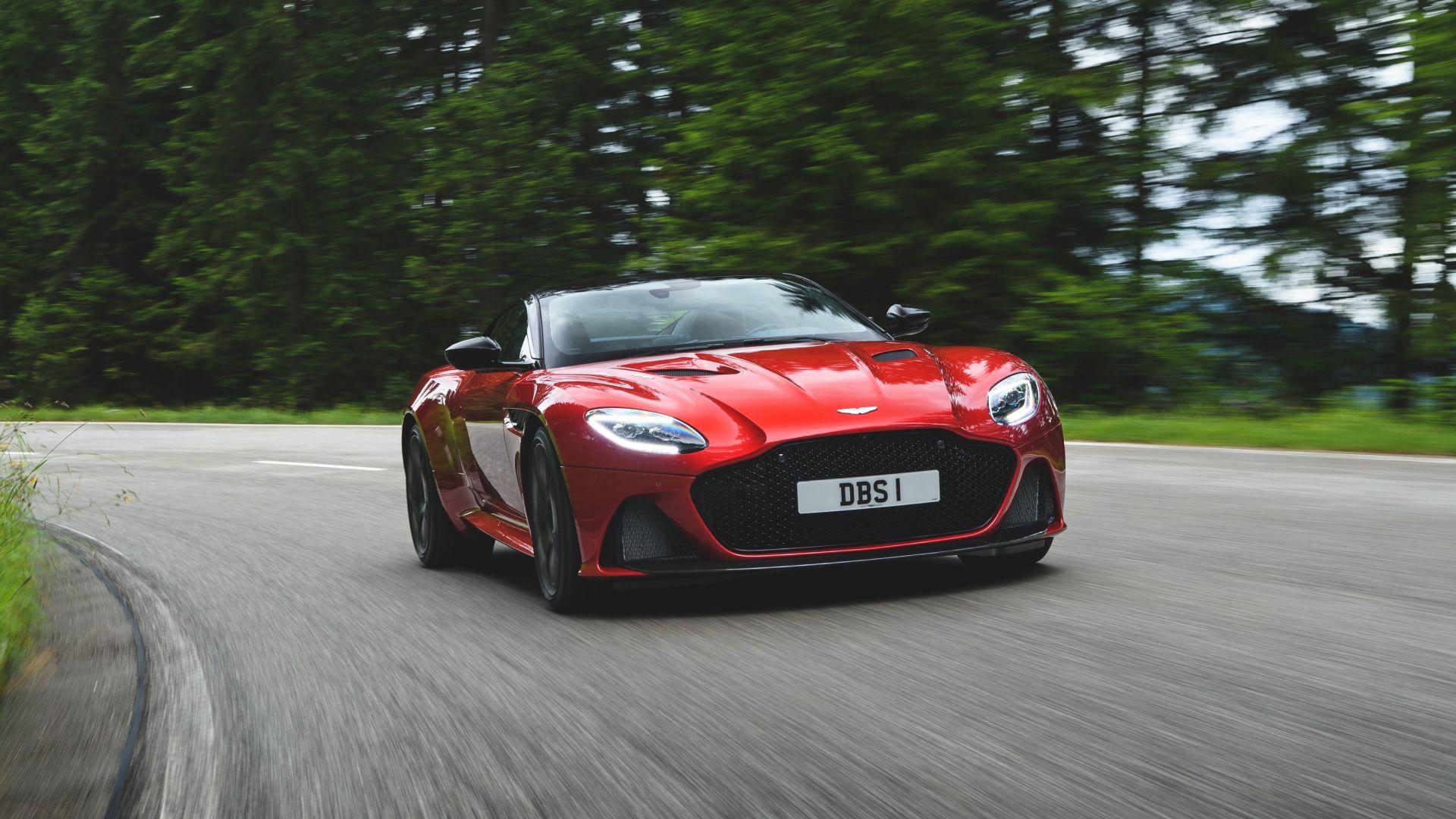 1920x1080 Desktop wallpaper red, sports car, aston martin dbs superleggera, HD image, picture, background, 025dd8