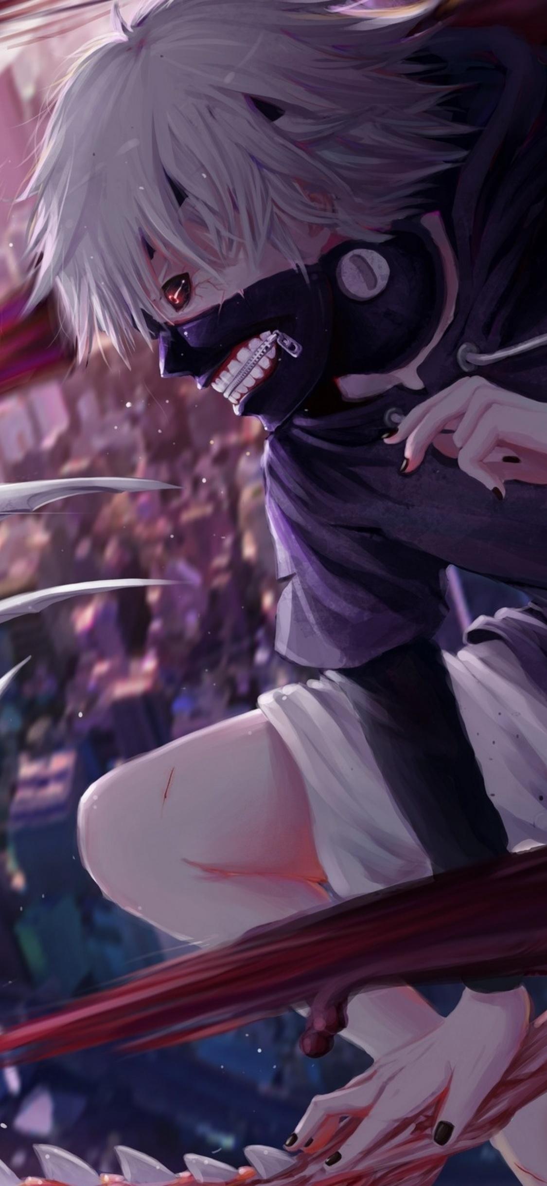 1125x2436 Anime Wallpaper iPhone Tokyo Ghoul