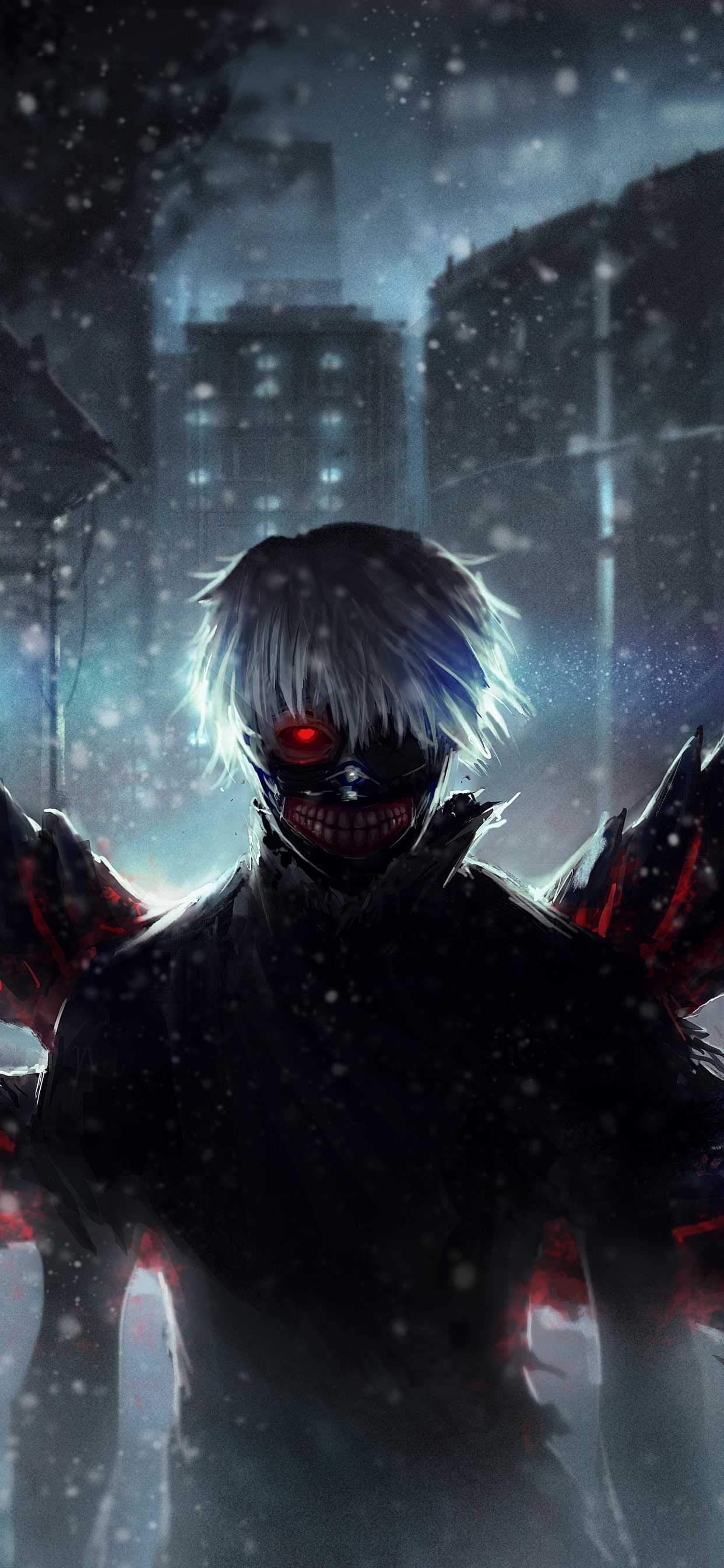1242x2688 Tokyo Ghoul Phone Wallpaper
