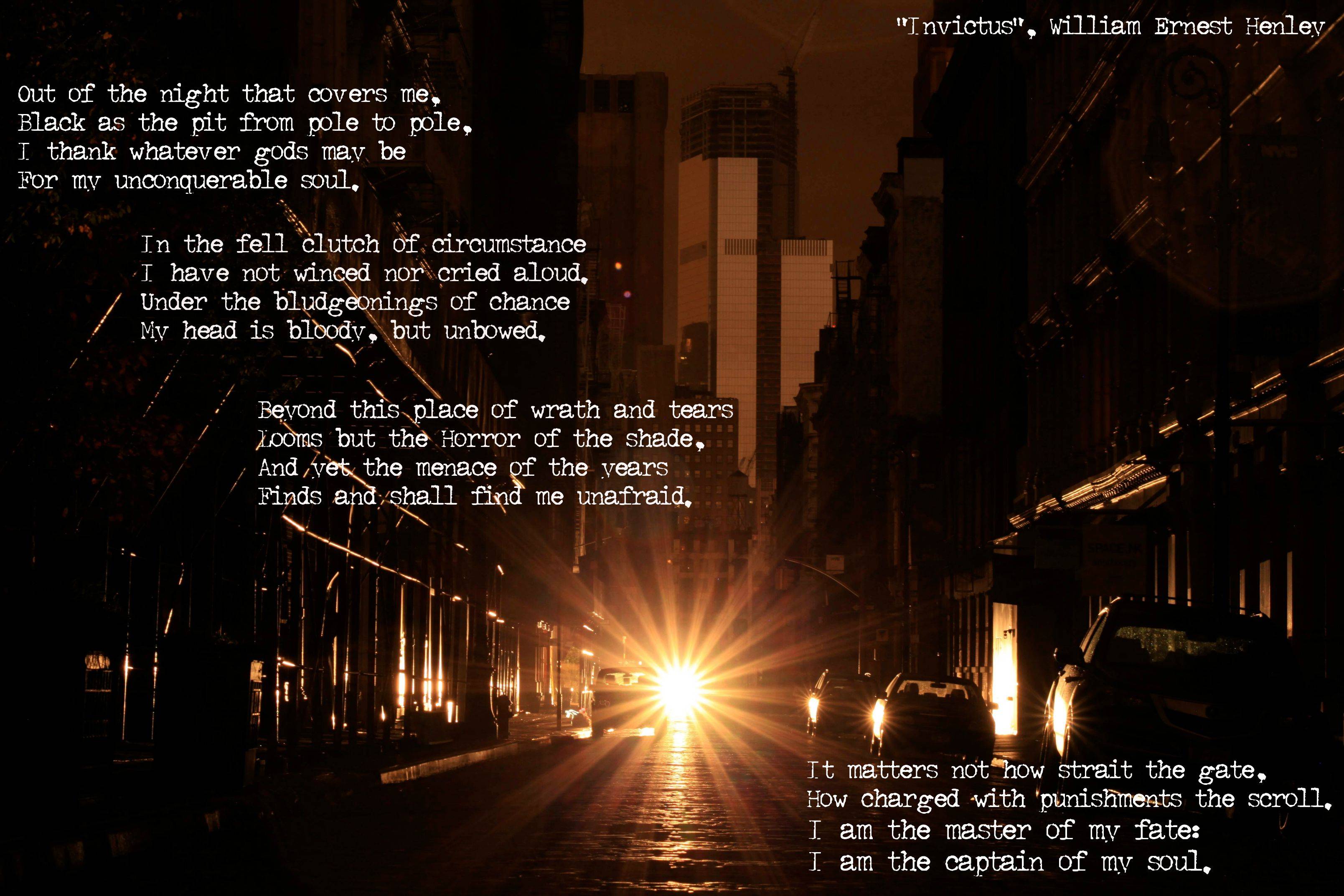 3217x2145 Invictus poem wallpaper
