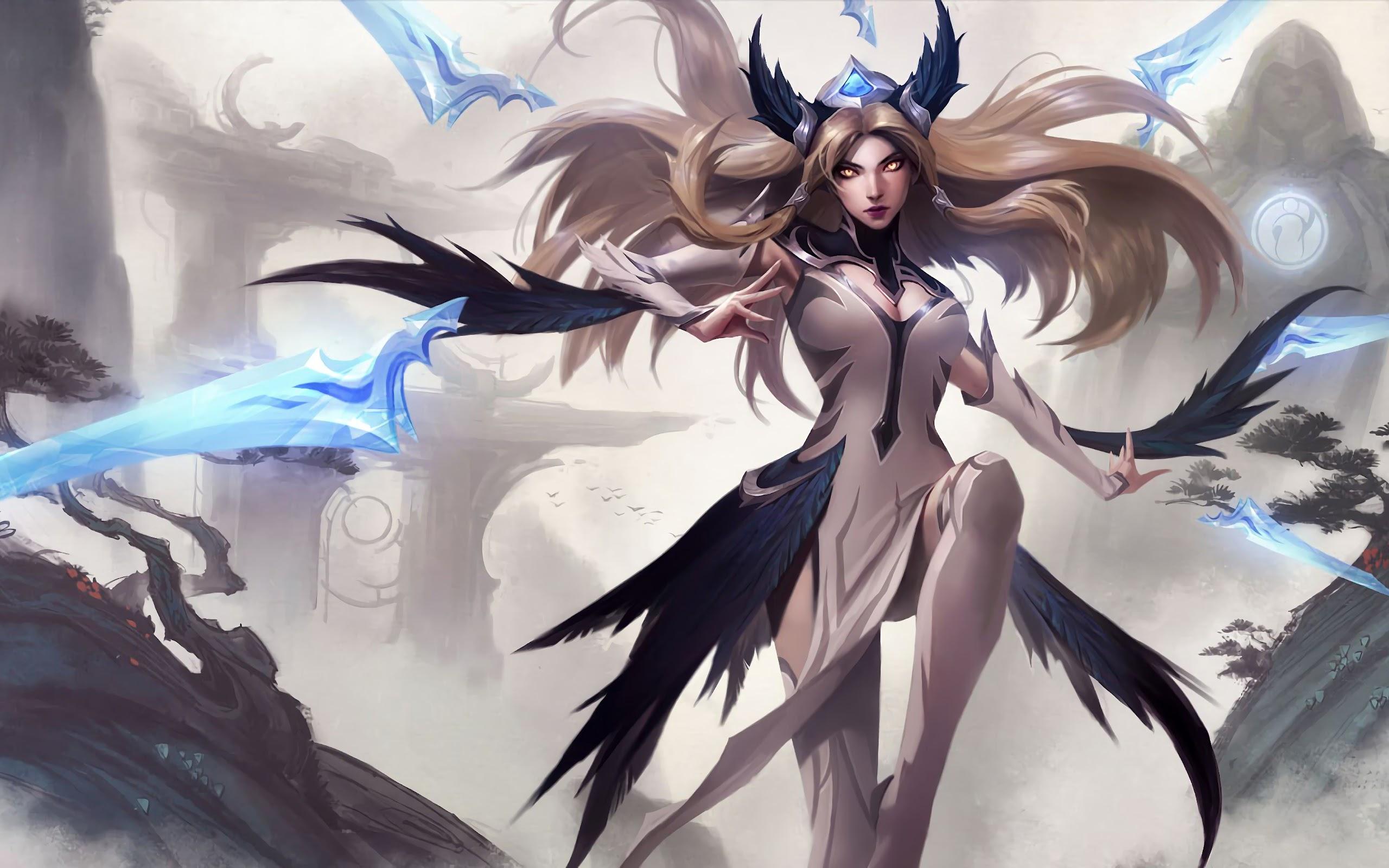 2560x1600 Invictus Gaming Irelia Splash Art LoL 4K Wallpaper