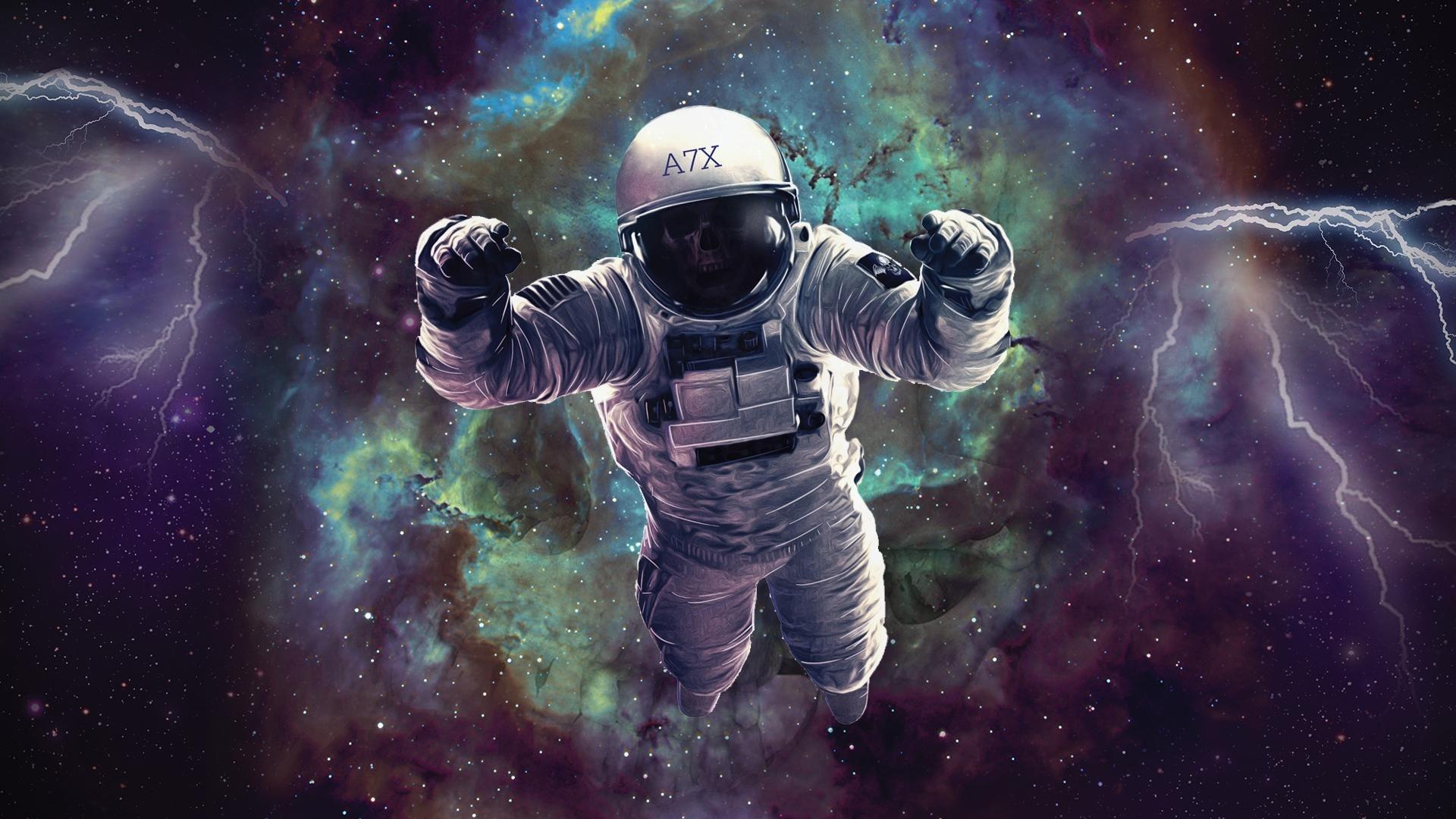 1920x1080 Astronaut Art Wallpaper