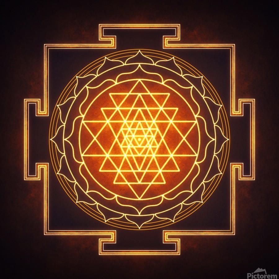 900x900 Sri Yantra XI