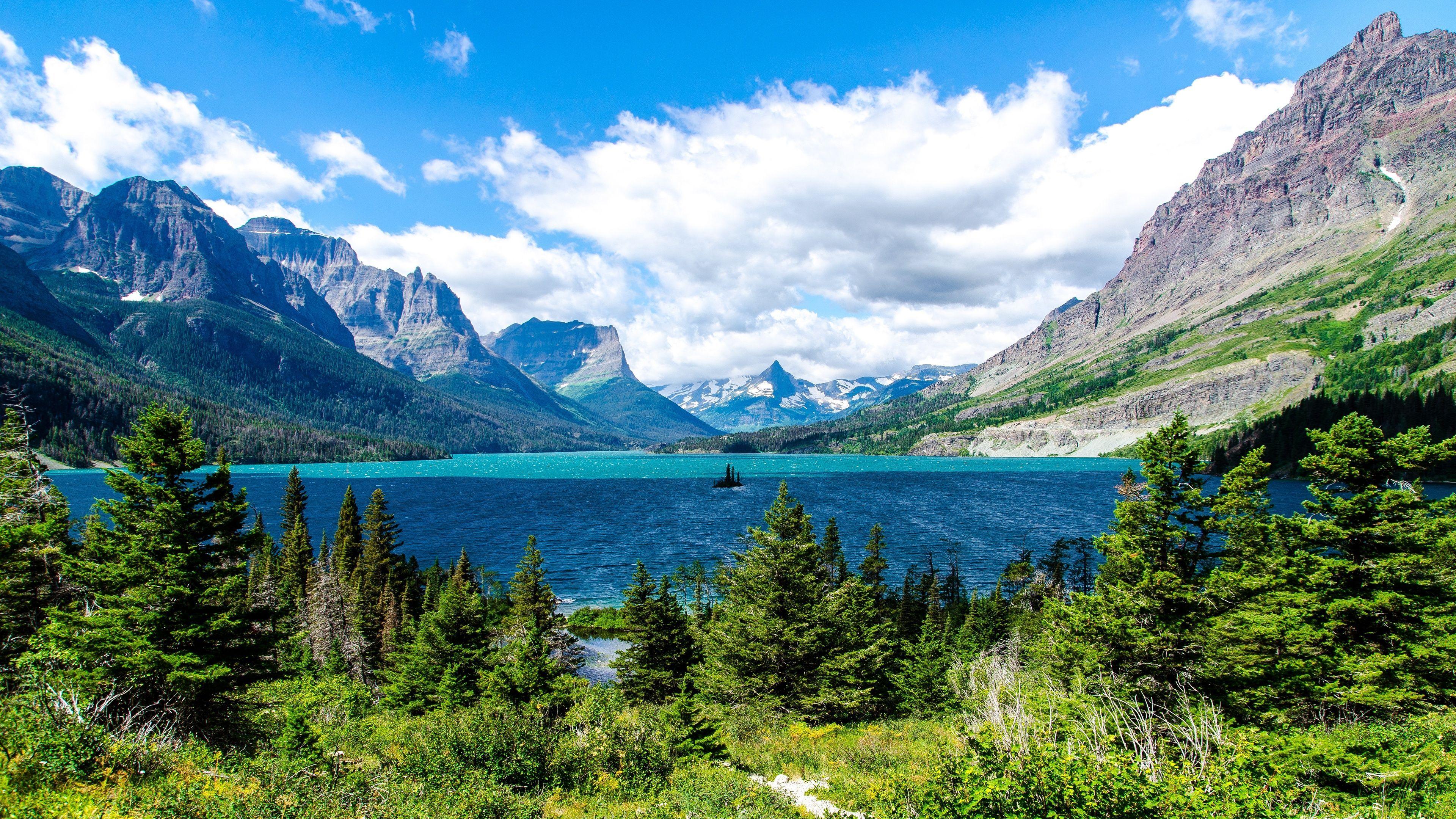3840x2160 Glacier National Park HD Wallpaper, HD Glacier National Park Background