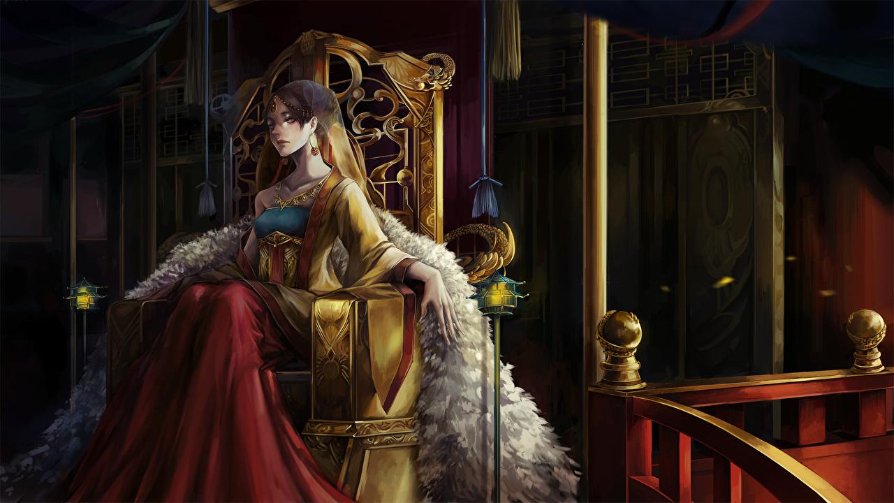 interior of the white house throne room, anime fantasy | Stable Diffusion |  OpenArt