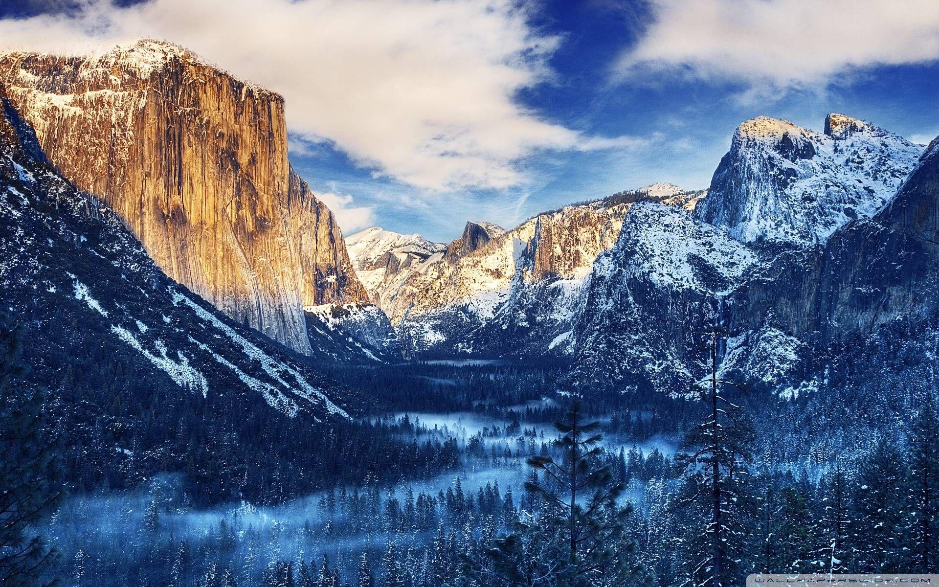 1920x1200 Yellowstone National Park Wide Desktop Background wallpaper HD free. Yosemite wallpaper, Yosemite, Yosemite valley