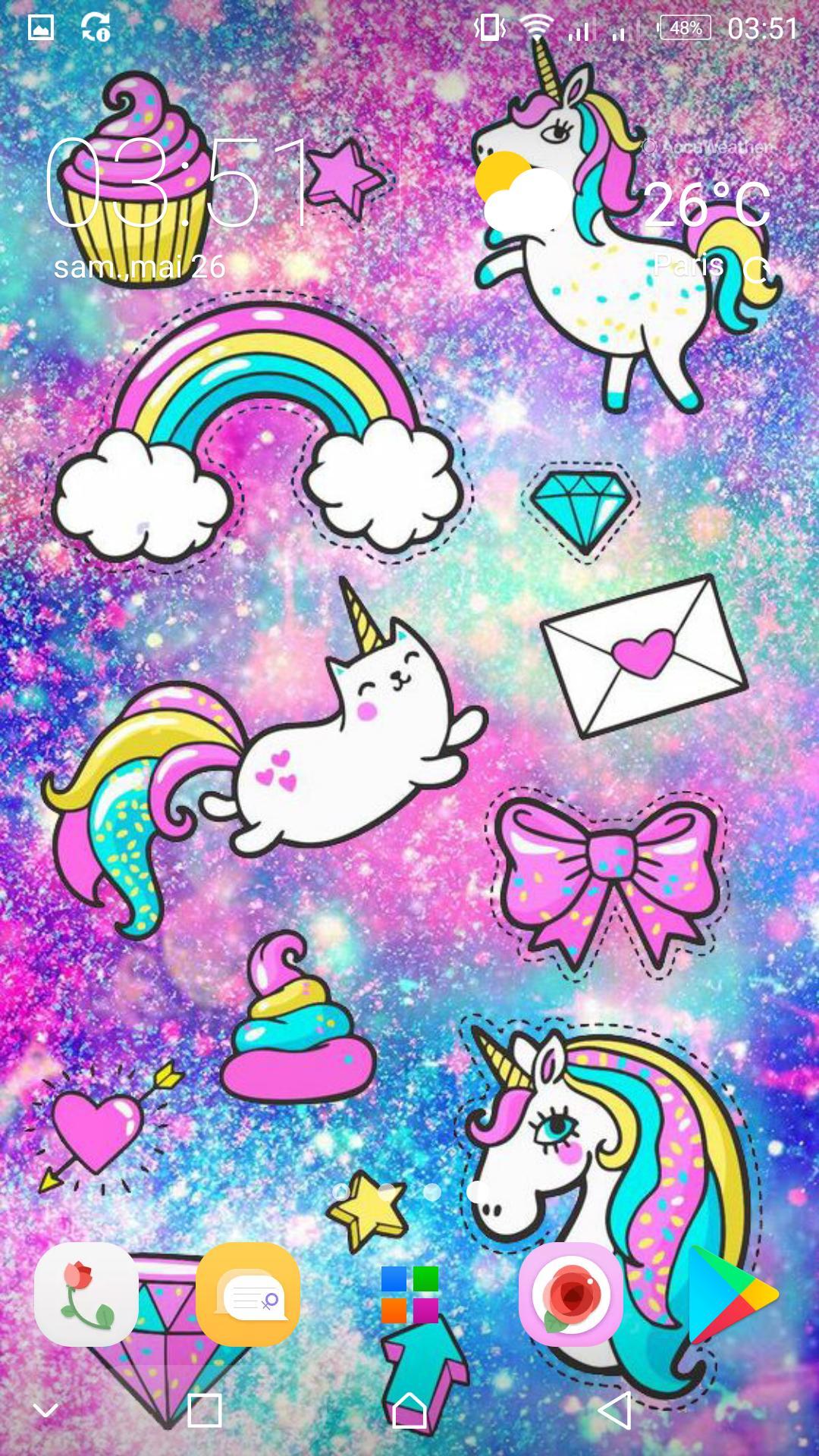 1080x1920 Girly Galaxy wallpaper Cute & Kawaii background for Android