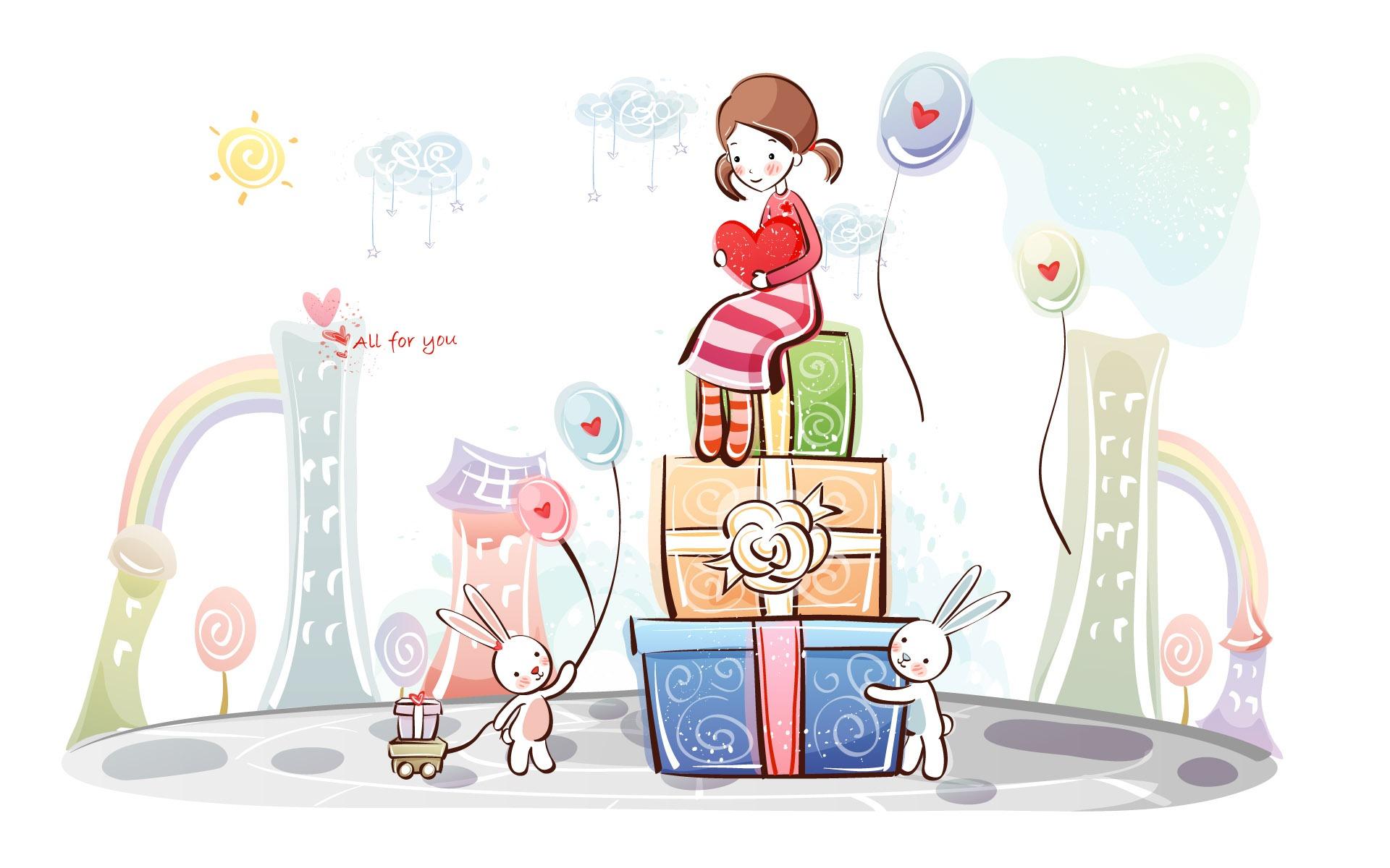 1920x1200 Cartoon Valentine's Day wallpaper (2) Wallpaper Download Valentine's Day wallpaper (2) Wallpaper Wallpaper Site