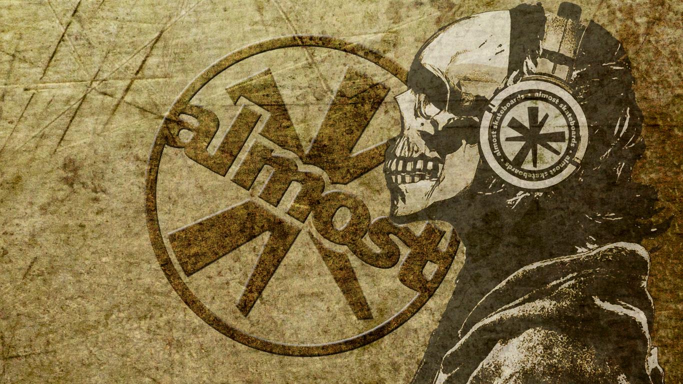 1366x768 Skateboards Logo Wallpaper
