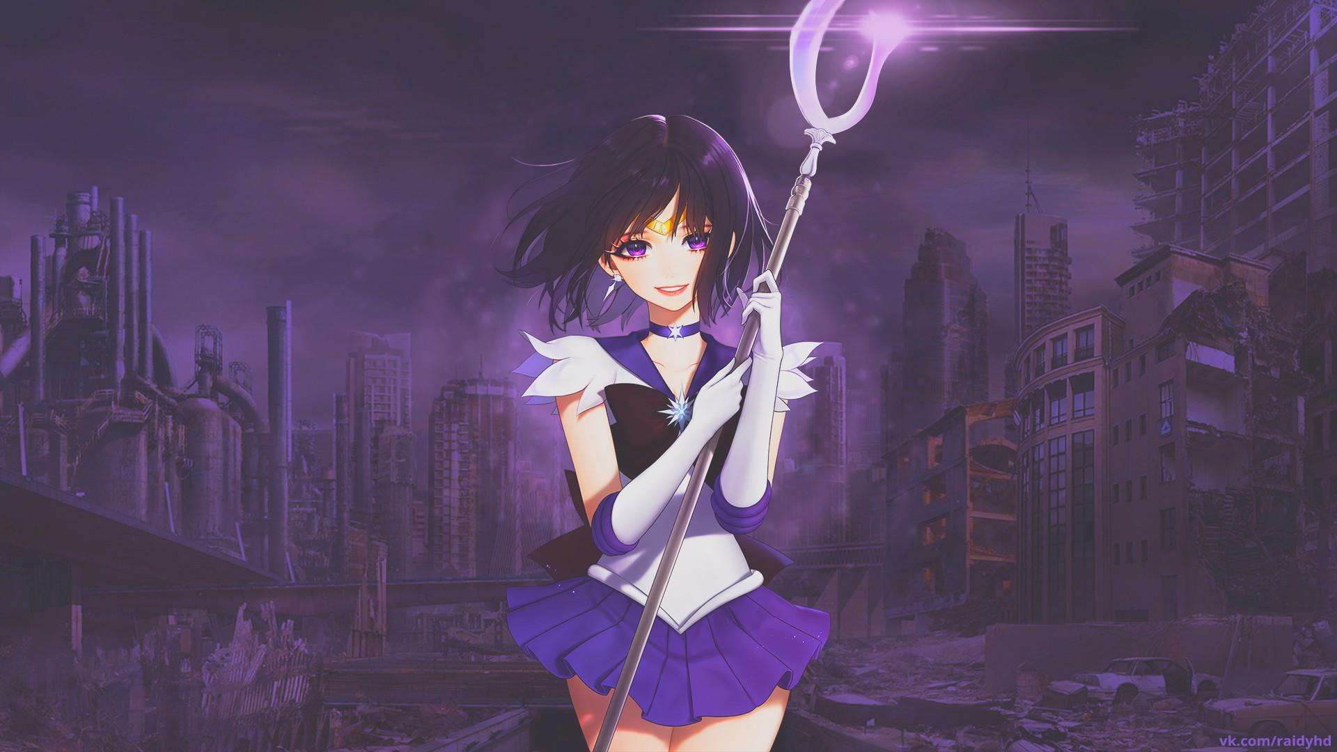 1920x1080 Hotaru Tomoe Sailor Saturn HD Sailor Moon Wallpaper