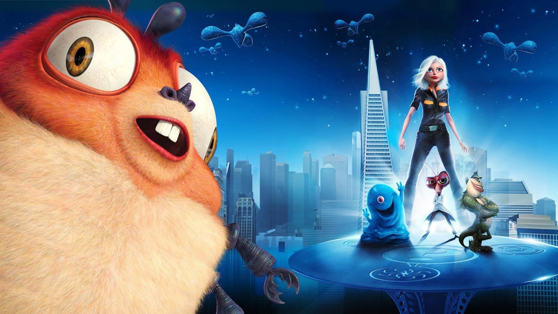 1920x1080 Monsters Vs Aliens HD Wallpaper