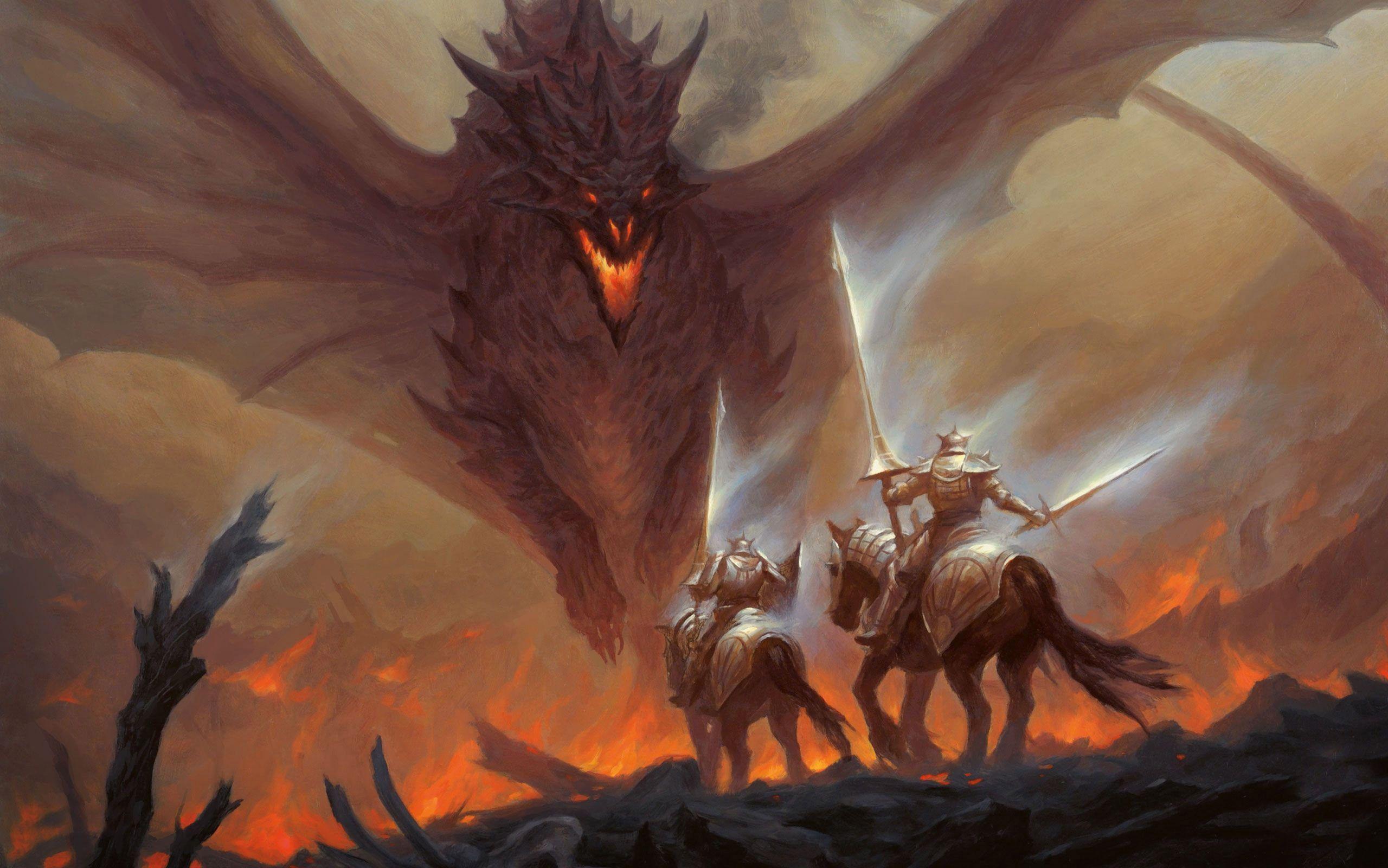 2560x1600 Monstrous Creatures Wallpaper