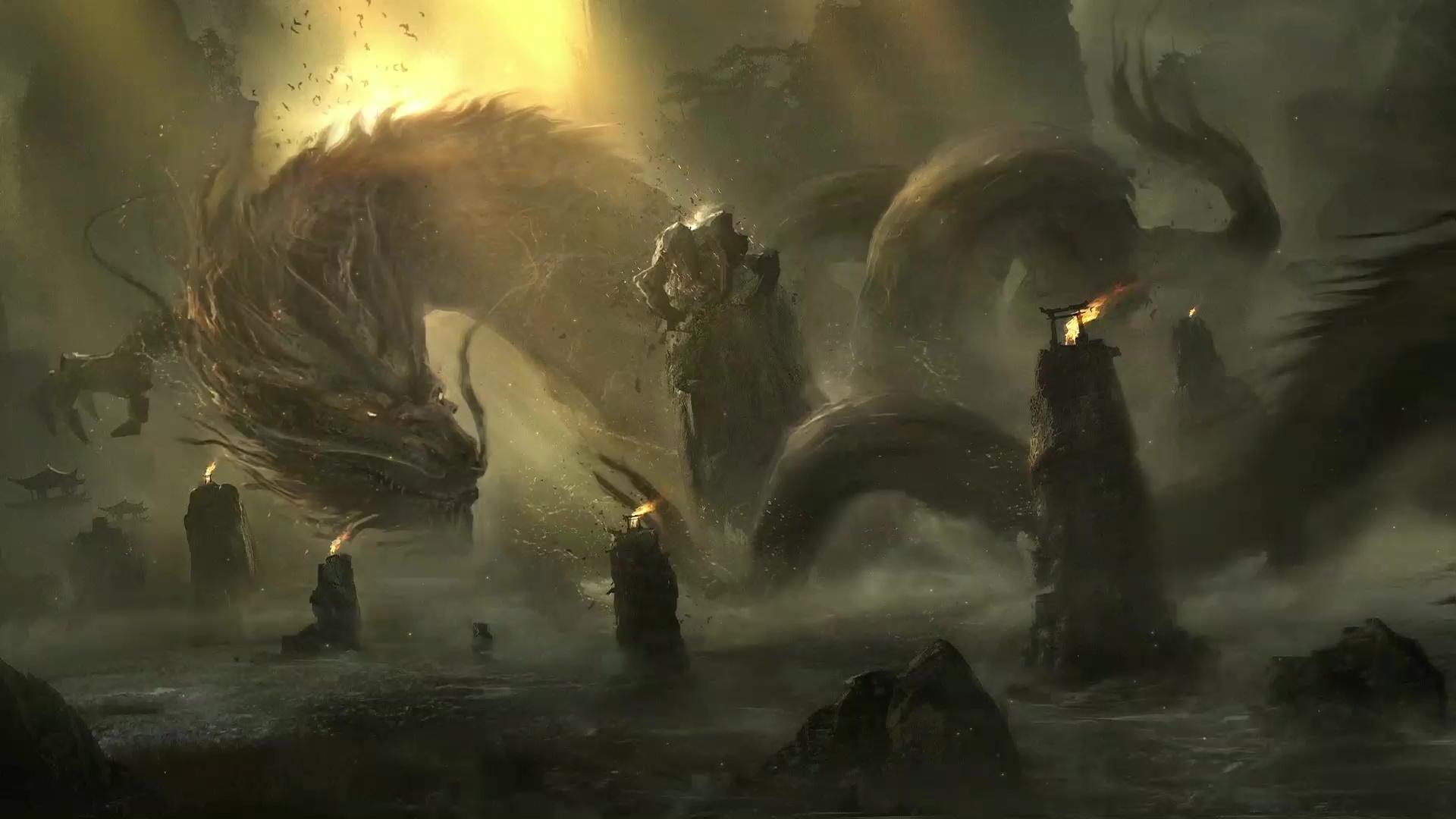 1920x1080 Mythical Dragon Live Wallpaper