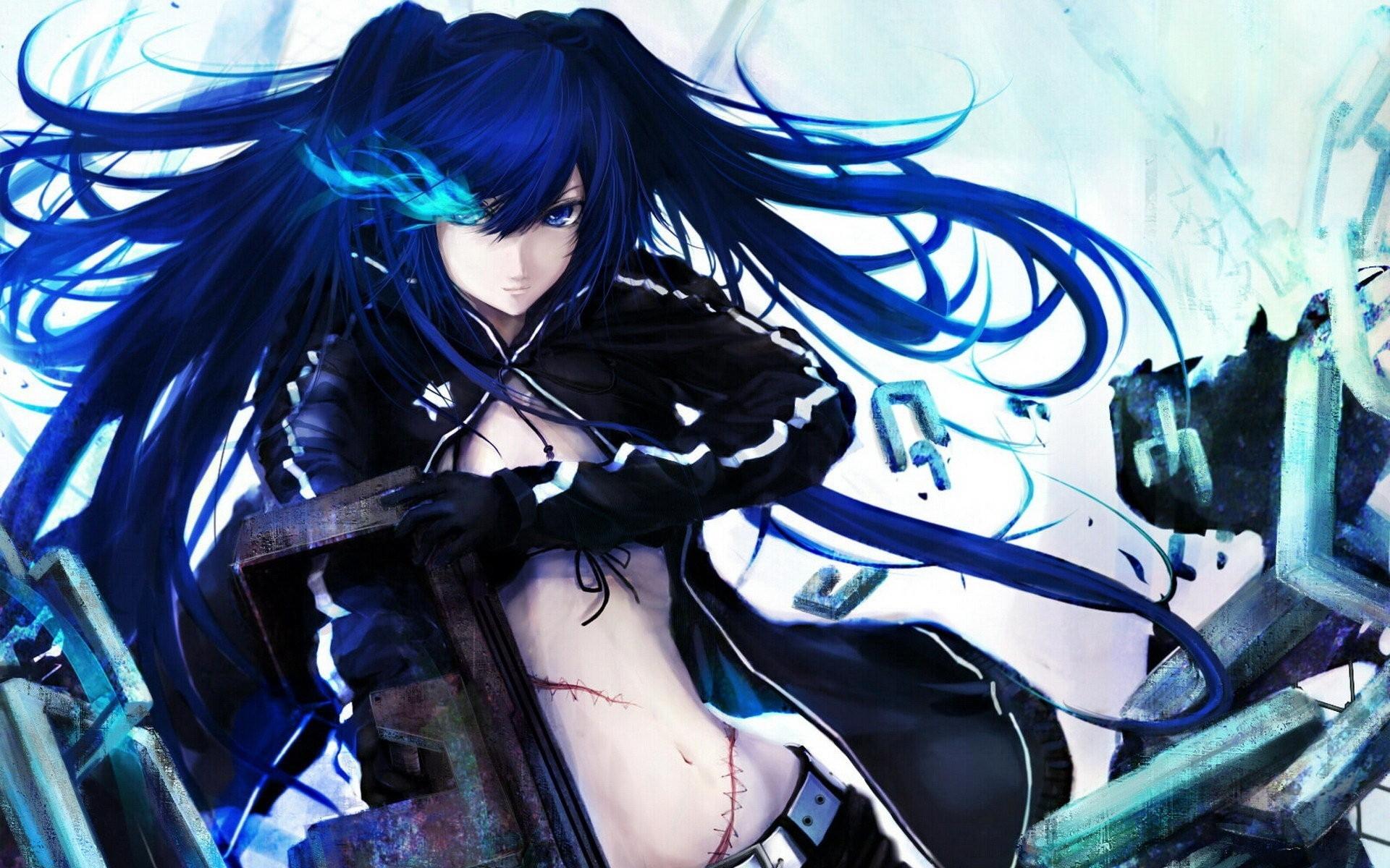 Black and Blue Anime Wallpapers - Top Free Black and Blue Anime ...