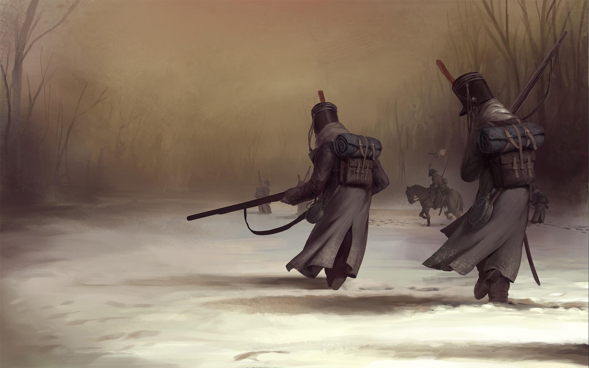1921x1200 Napoleonic Wars in winter [1920x1080]: wallpaper