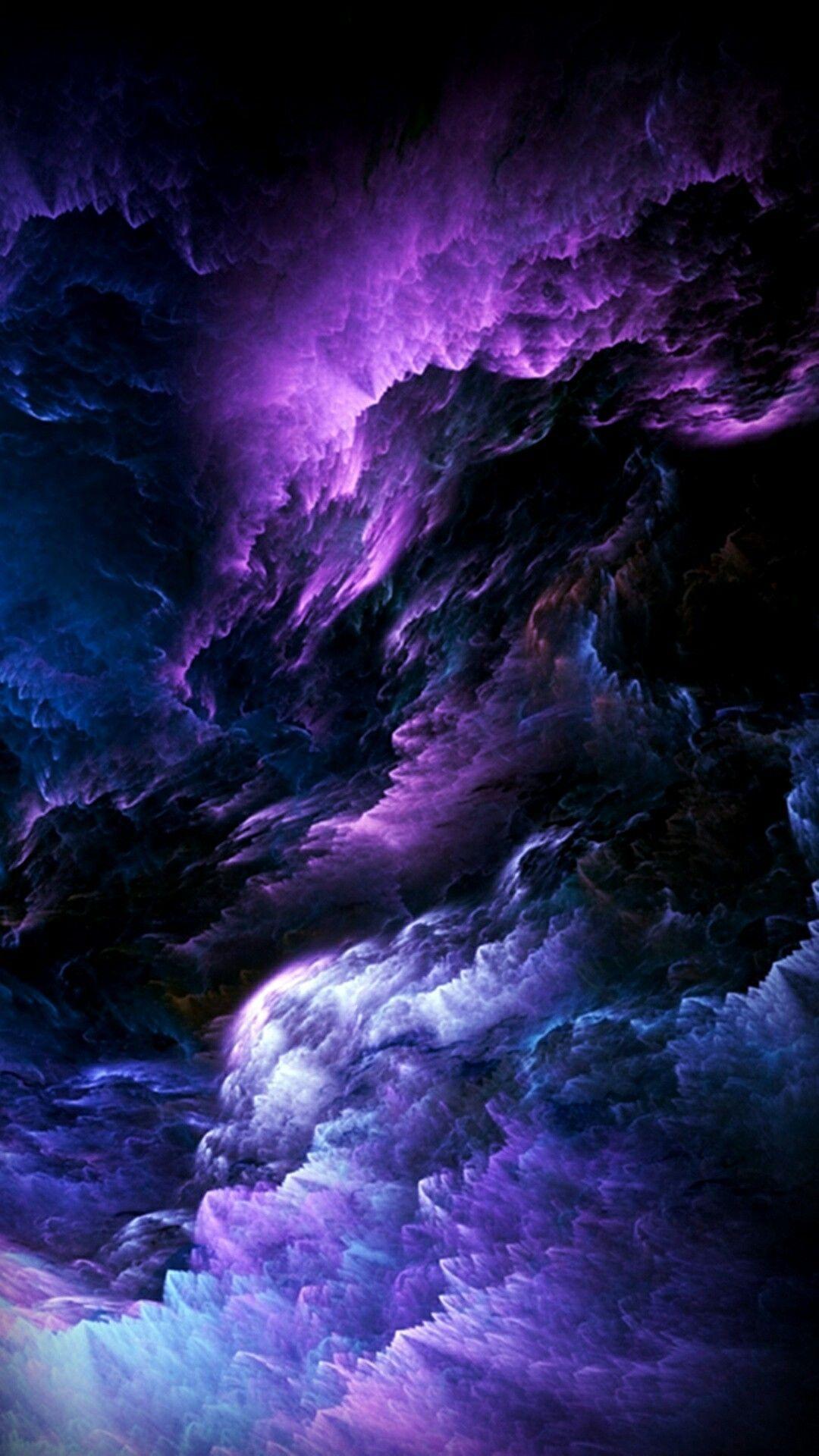 1080x1920 Blue And Purple Aesthetic Picture
