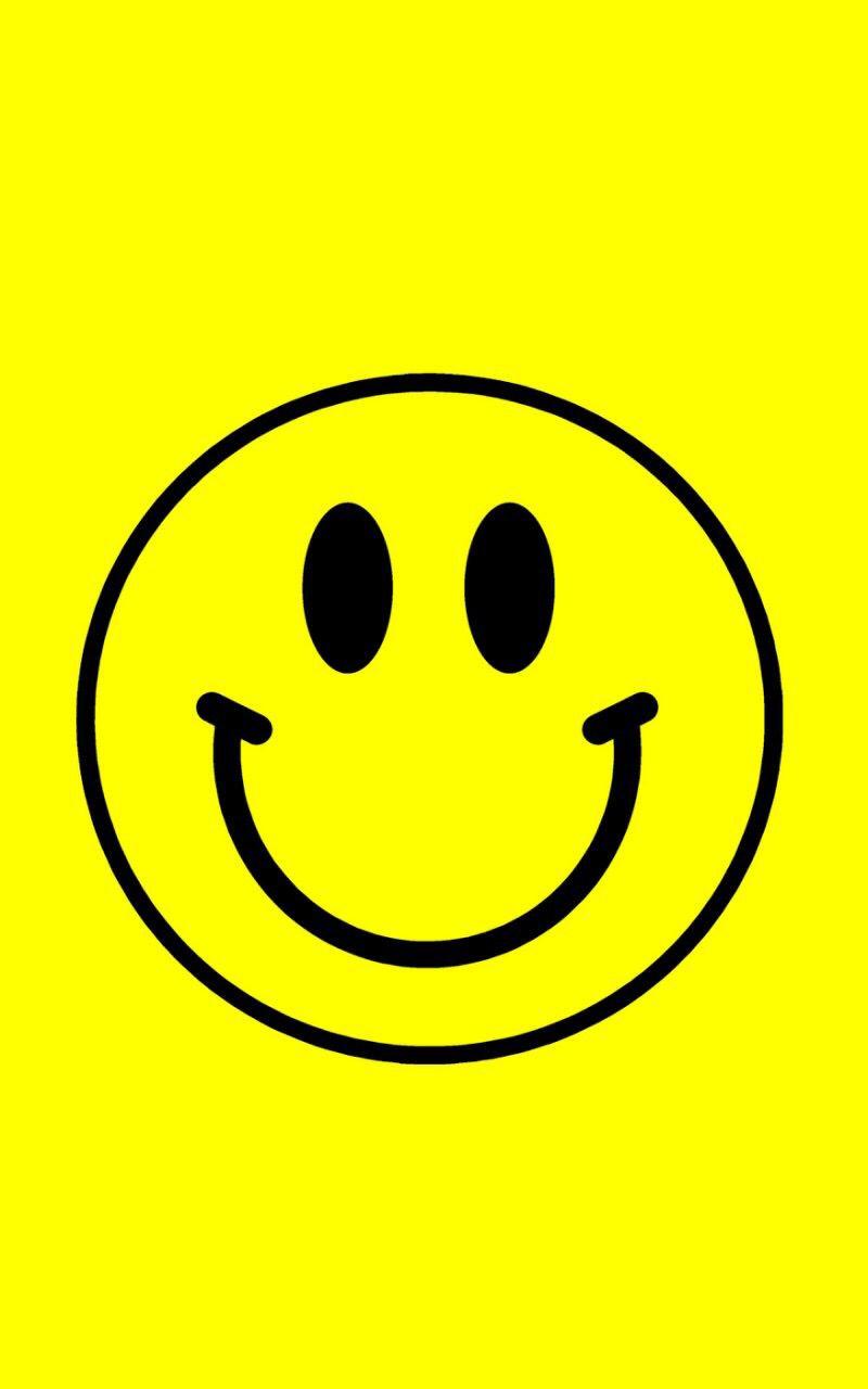 800x1280 Yellow Colour Emoji Wallpaper
