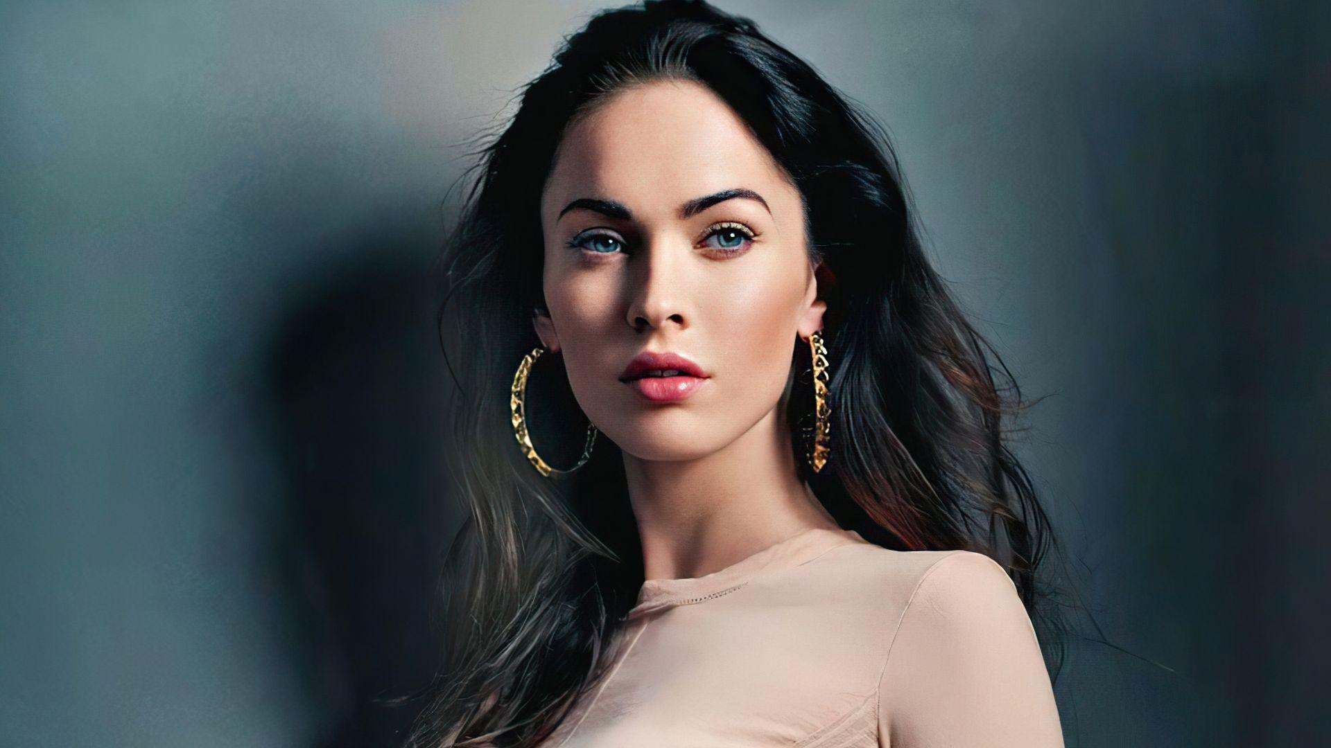 1920x1080 Desktop wallpaper blue eyes, beautiful megan fox, HD image, picture, background, a30194