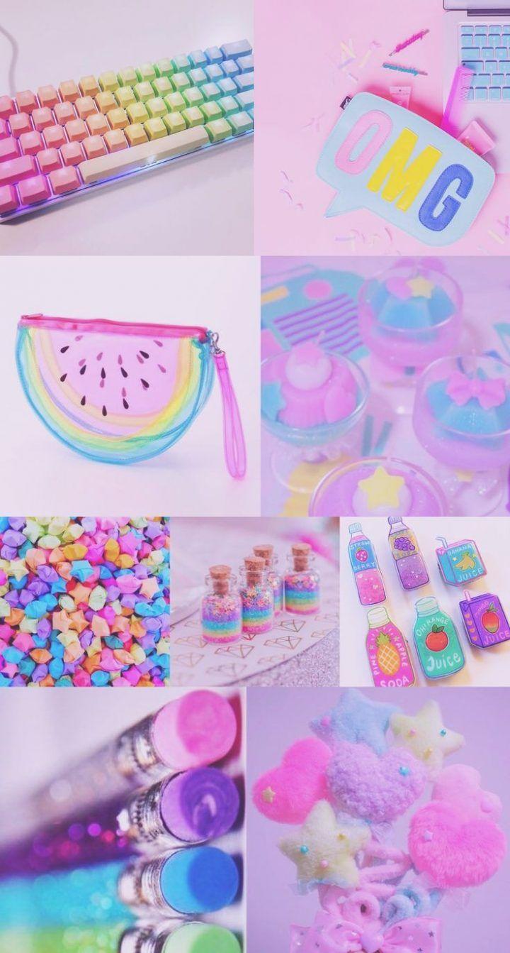 720x1343 Rainbow Aesthetic Wallpaper