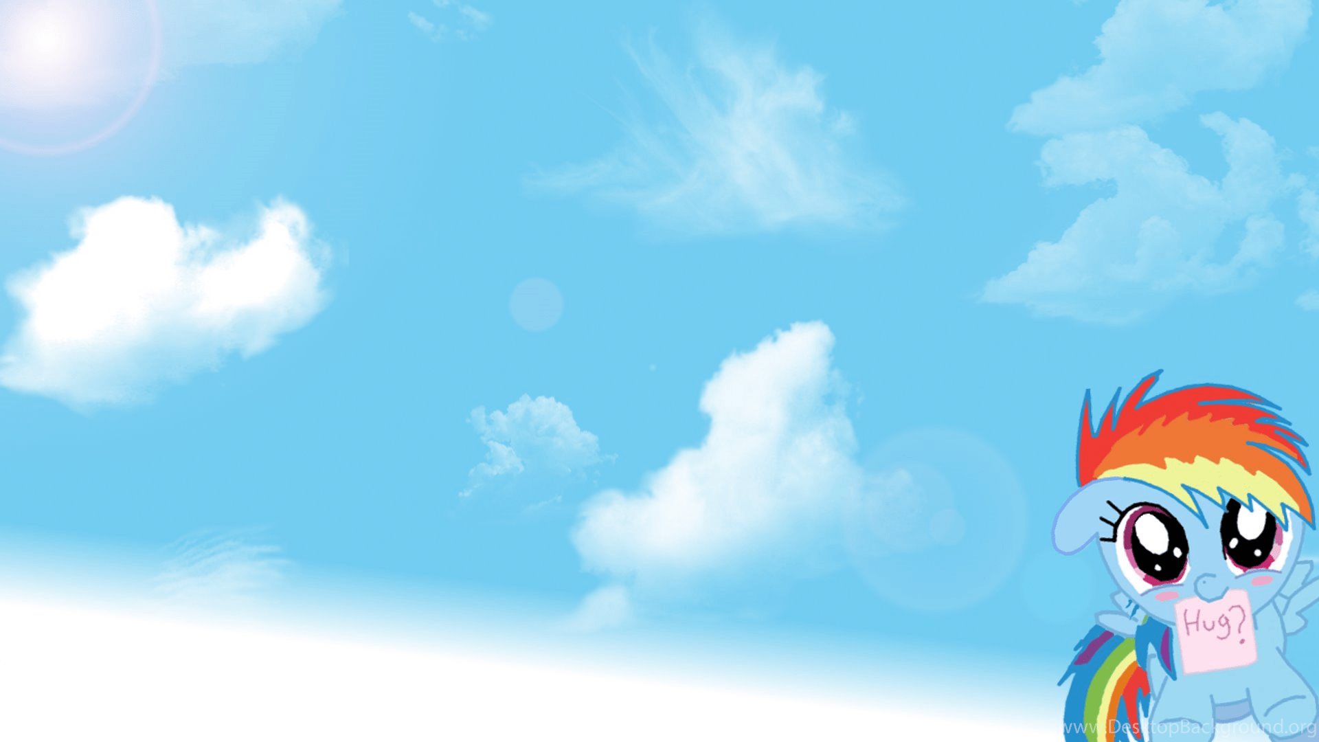 1920x1080 Cute Rainbow Wallpaper Desktop Background