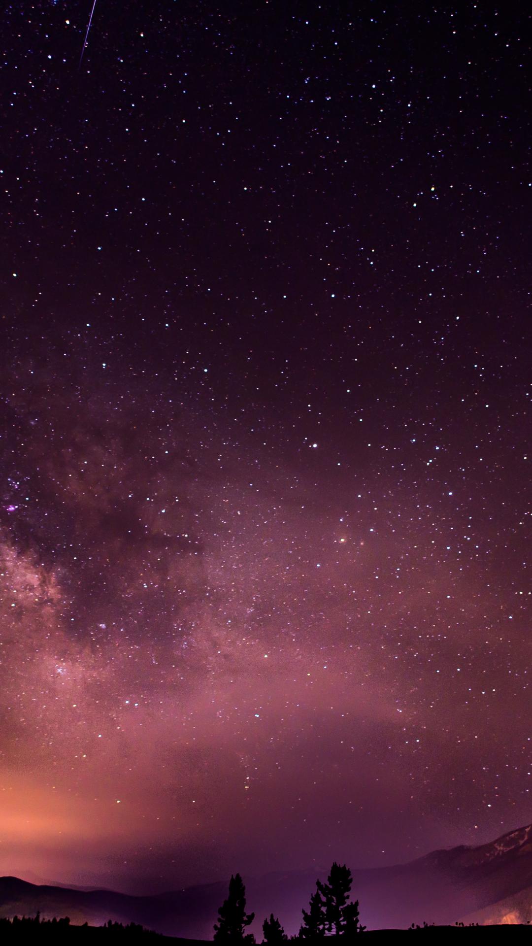 1080x1920 Violet Dusk iPhone Wallpaper Wallpaper Pink Sky Night
