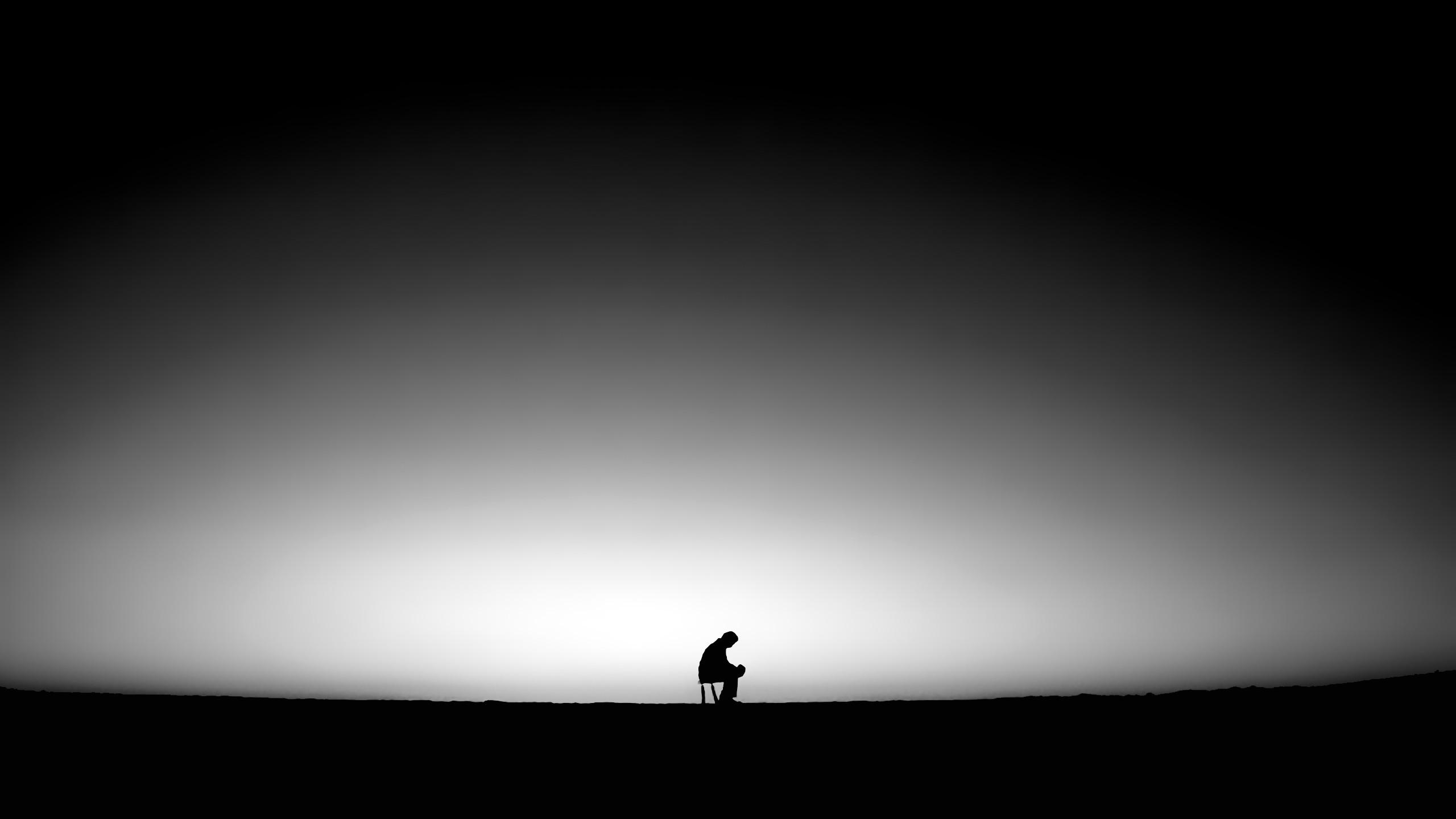 2560x1440 Lonely Wallpaper