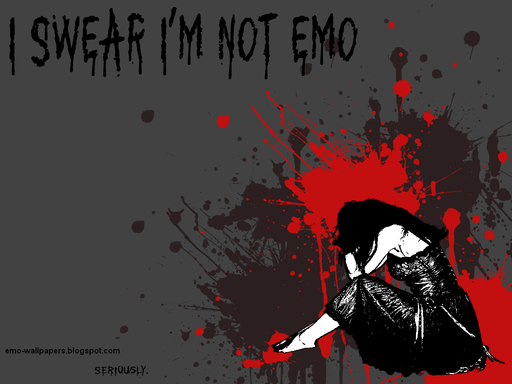 1024x768 Sad Emo Wallpaper