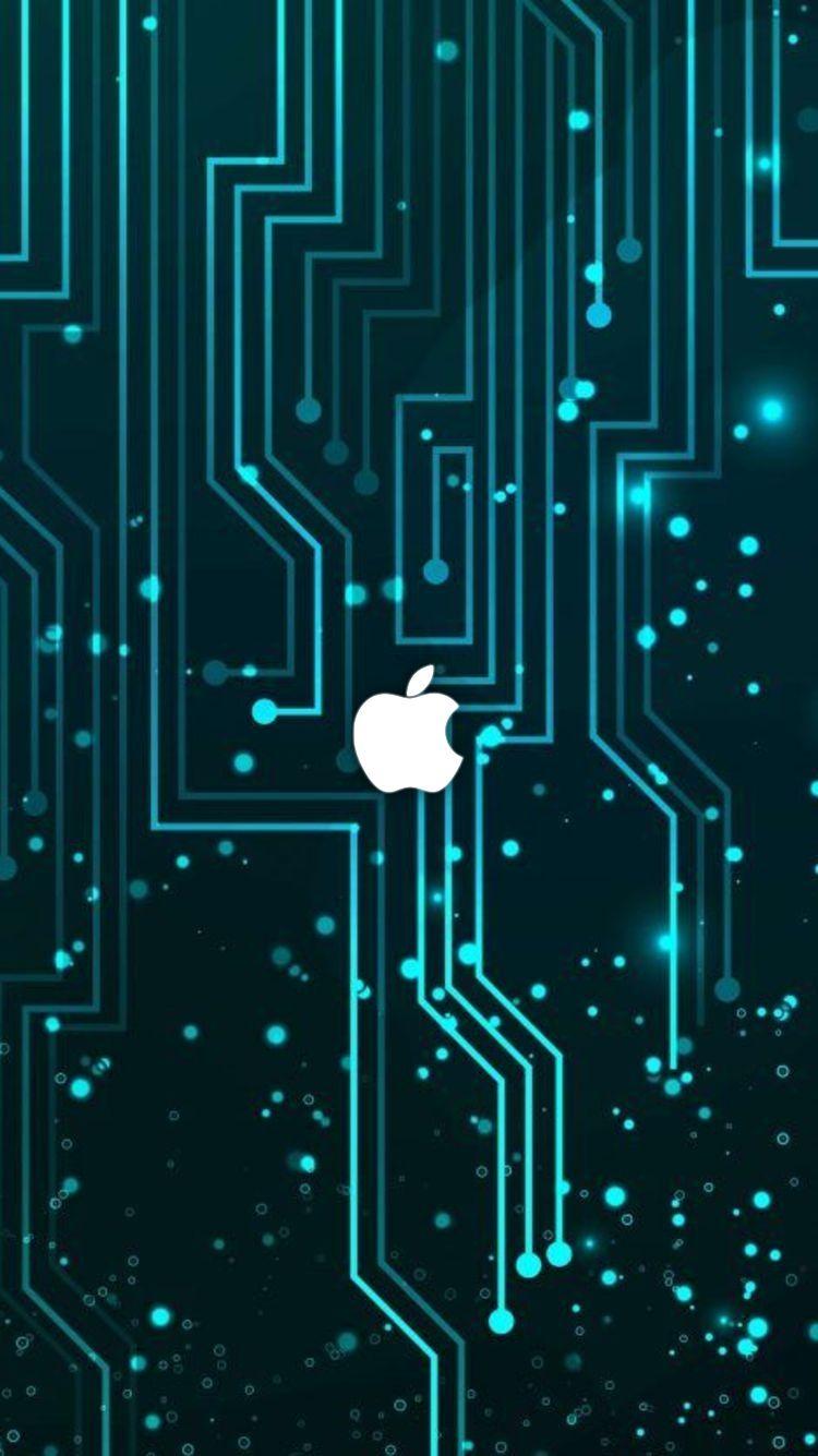 750x1335 iPhone Wallpaper. Wallpaper iphone neon, Technology wallpaper, Futuristic technology