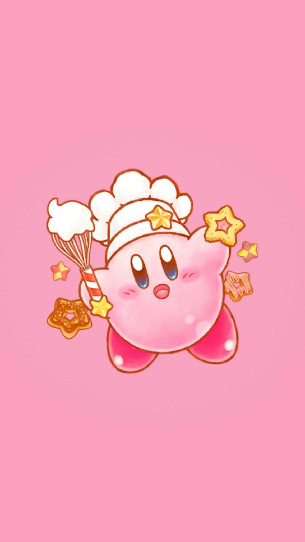 1154x2048 Cute Kirby Wallpaper Free HD Wallpaper