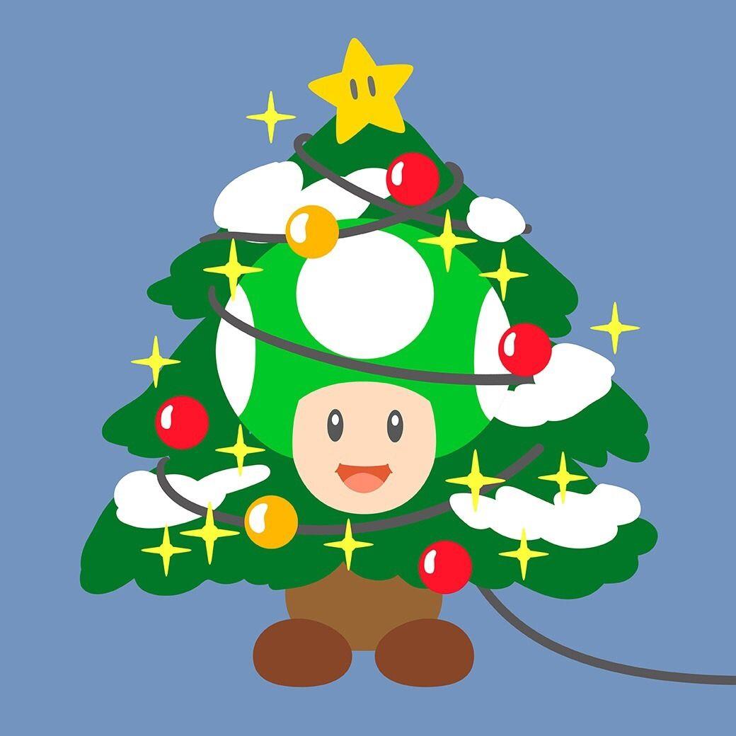 1040x1040 Christmas Nintendo Wallpaper